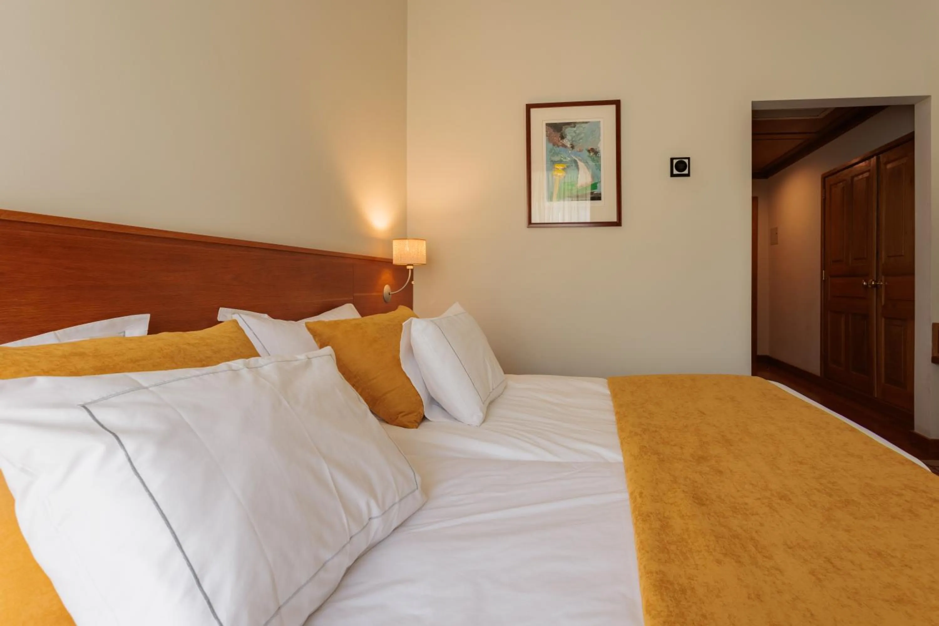 Decorative detail, Bed in Pousada de Ourém - Fátima