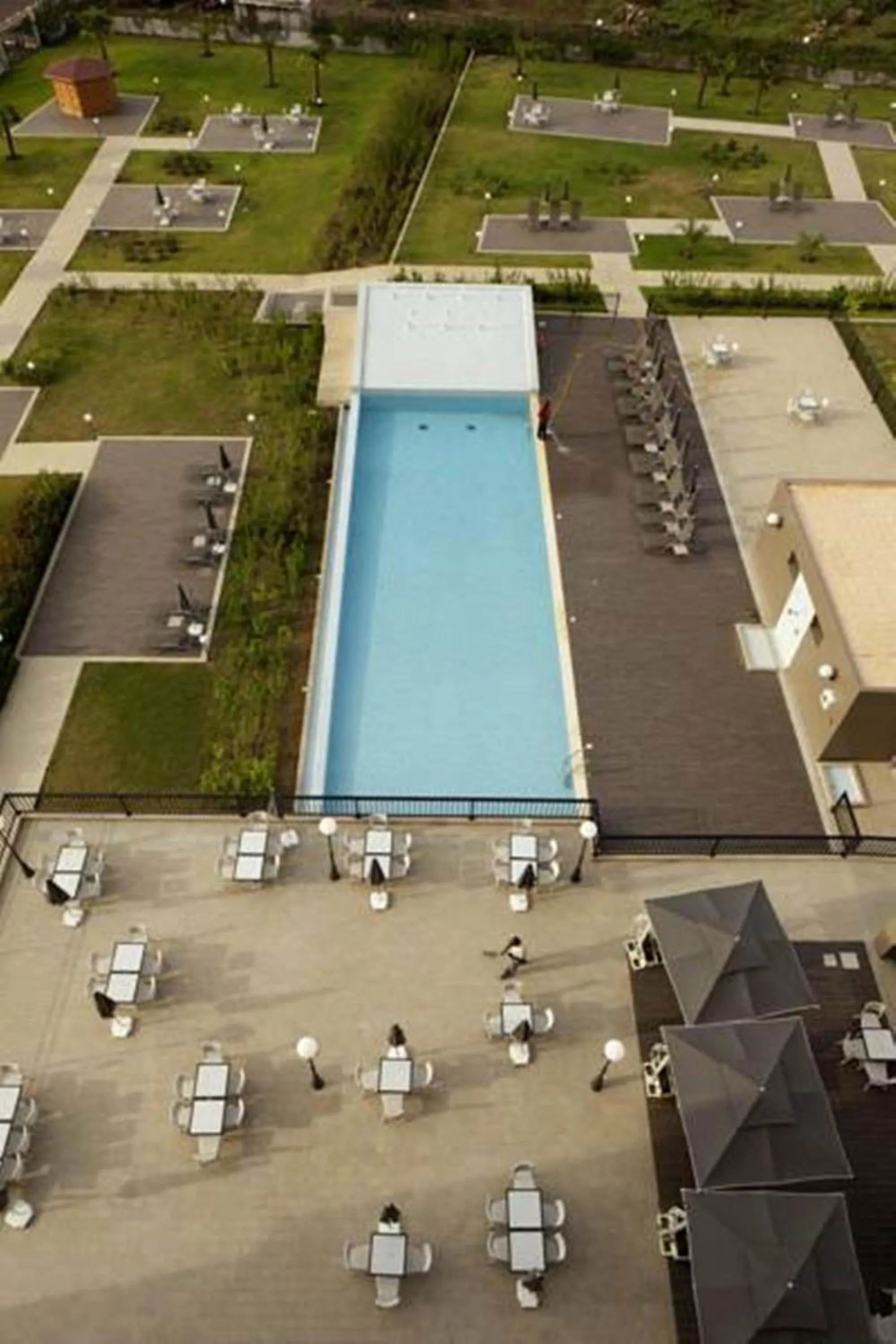 Bird's eye view in Ibis Malabo