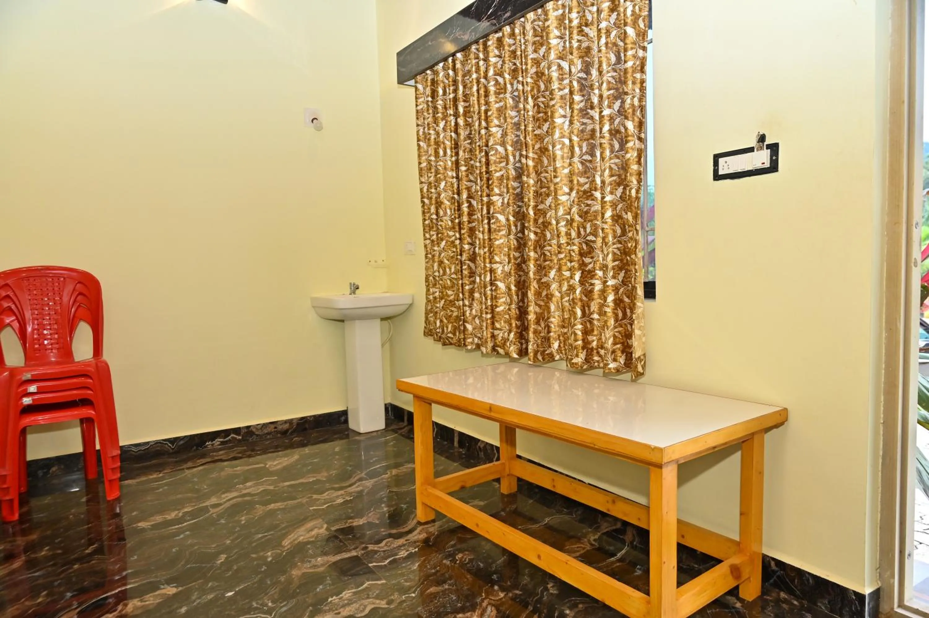 Seating area in NAVARATHNA International resort