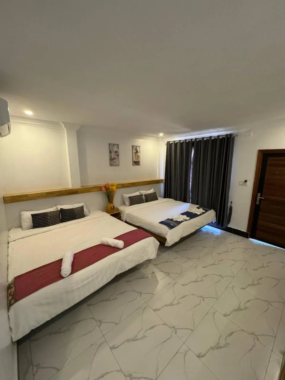 Bed in SAMOT KHSACH RESORT ll