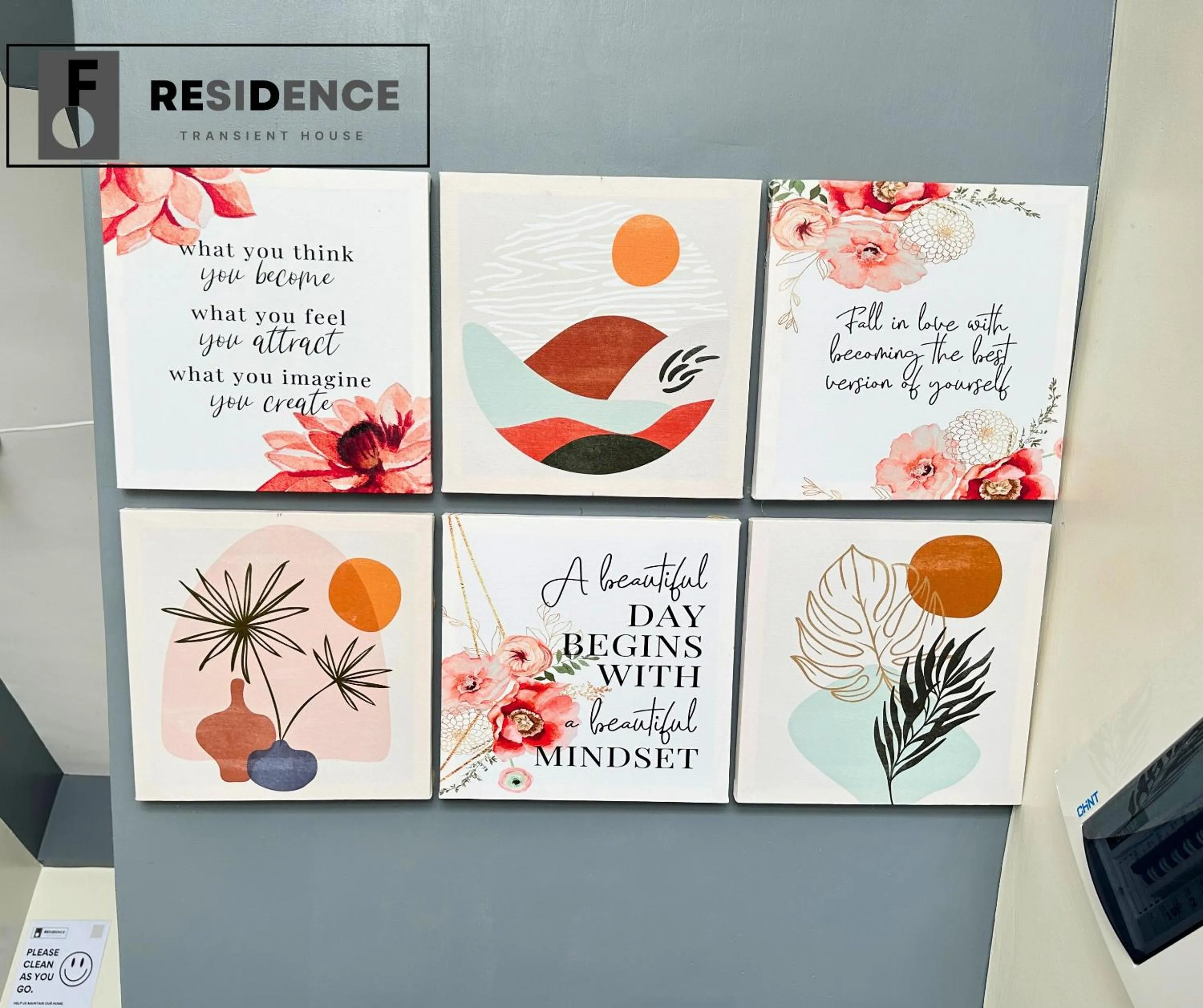 Lobby or reception in F Residence Transient House