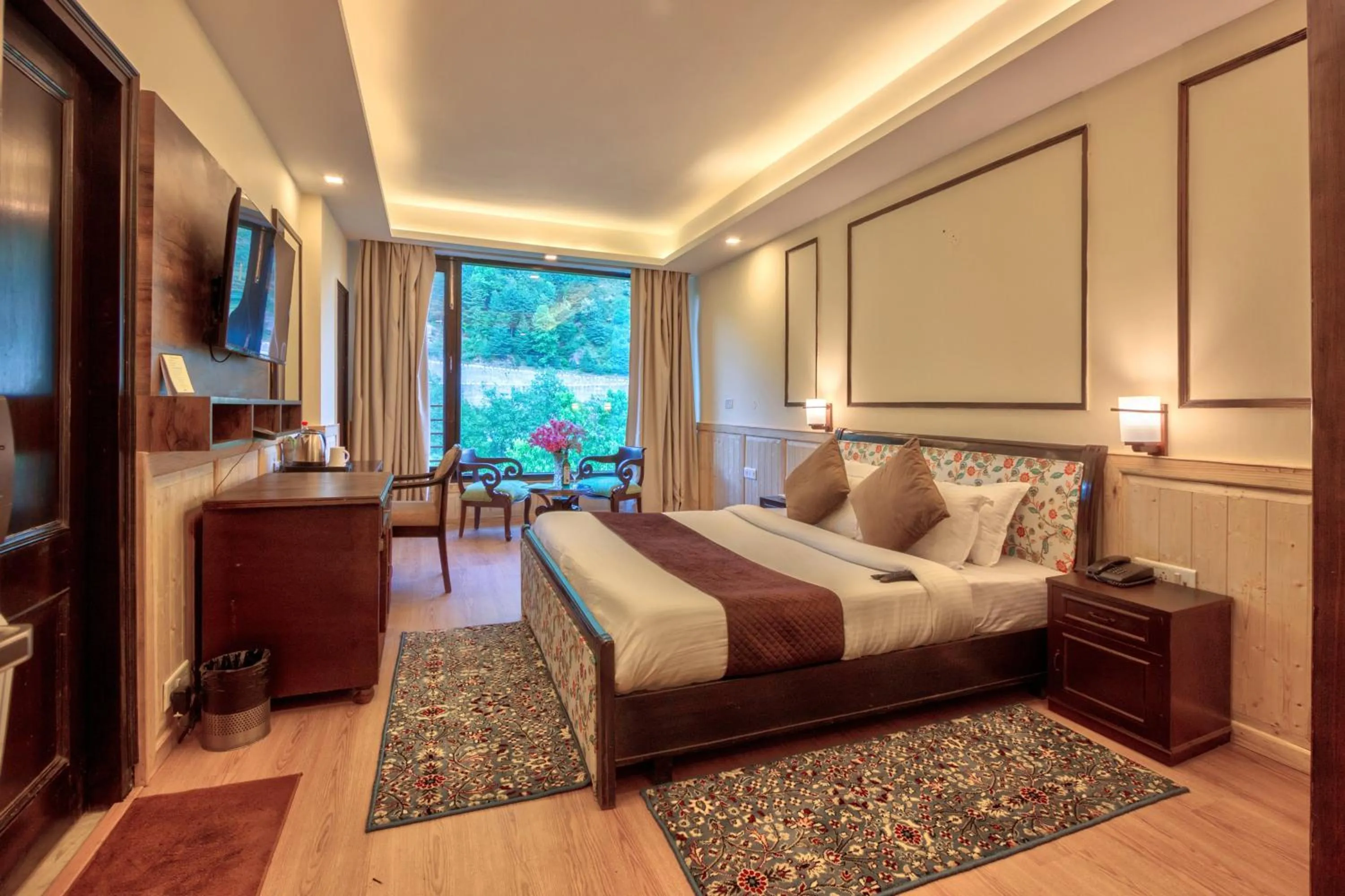 Bedroom in The Katoch Grand Resort