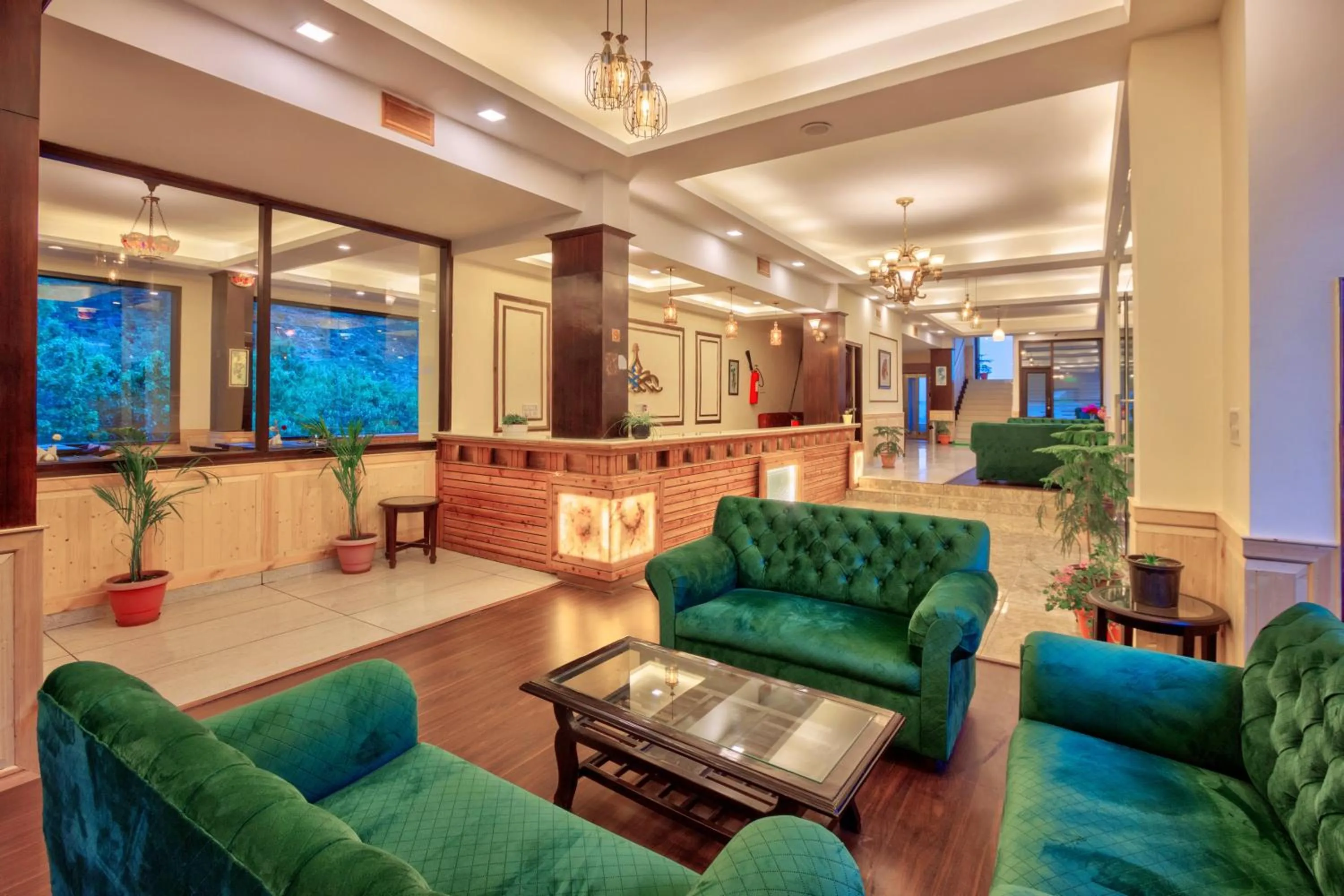 Lobby or reception in The Katoch Grand Resort