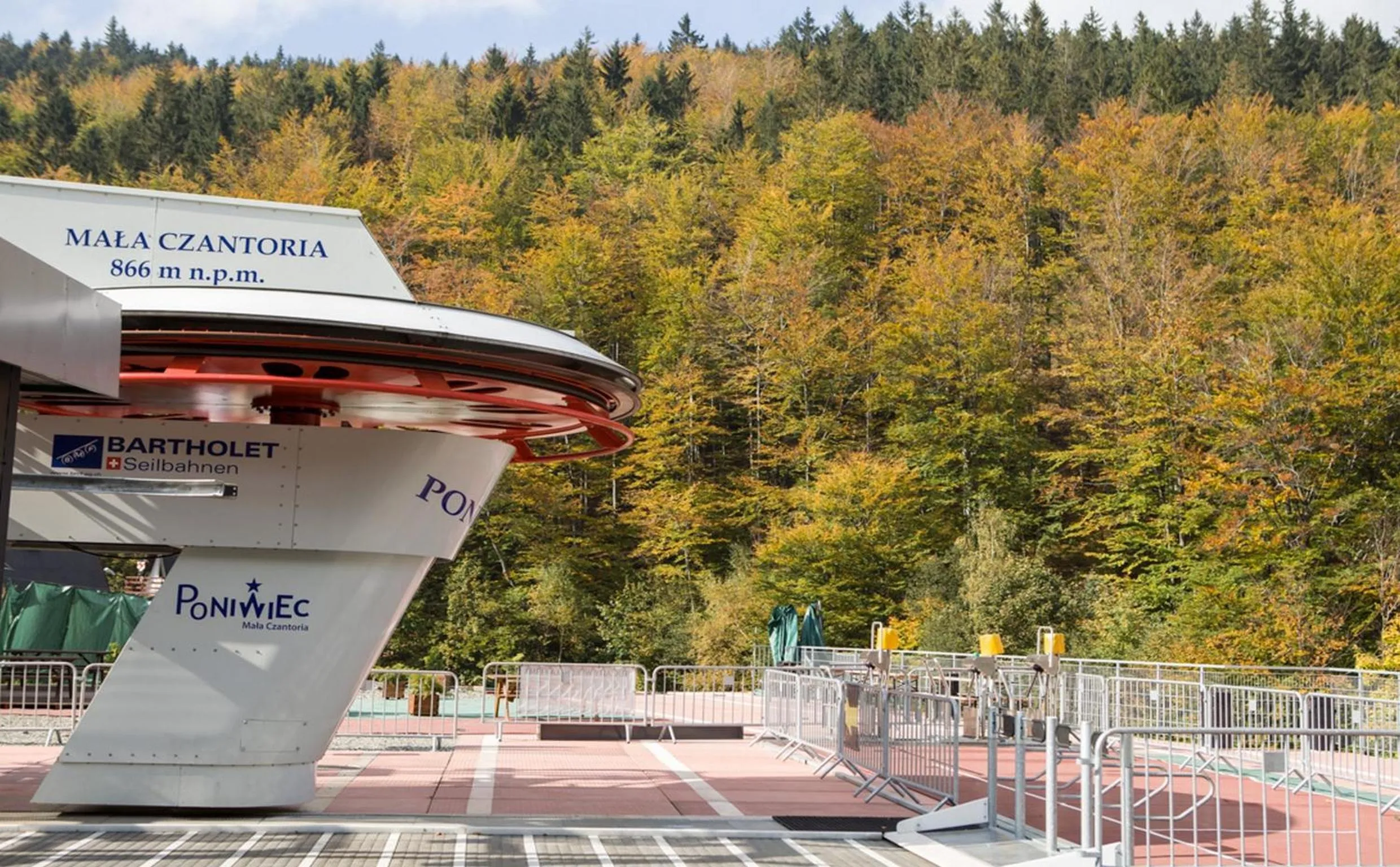 Area and facilities in Poniwiec Mała Czantoria