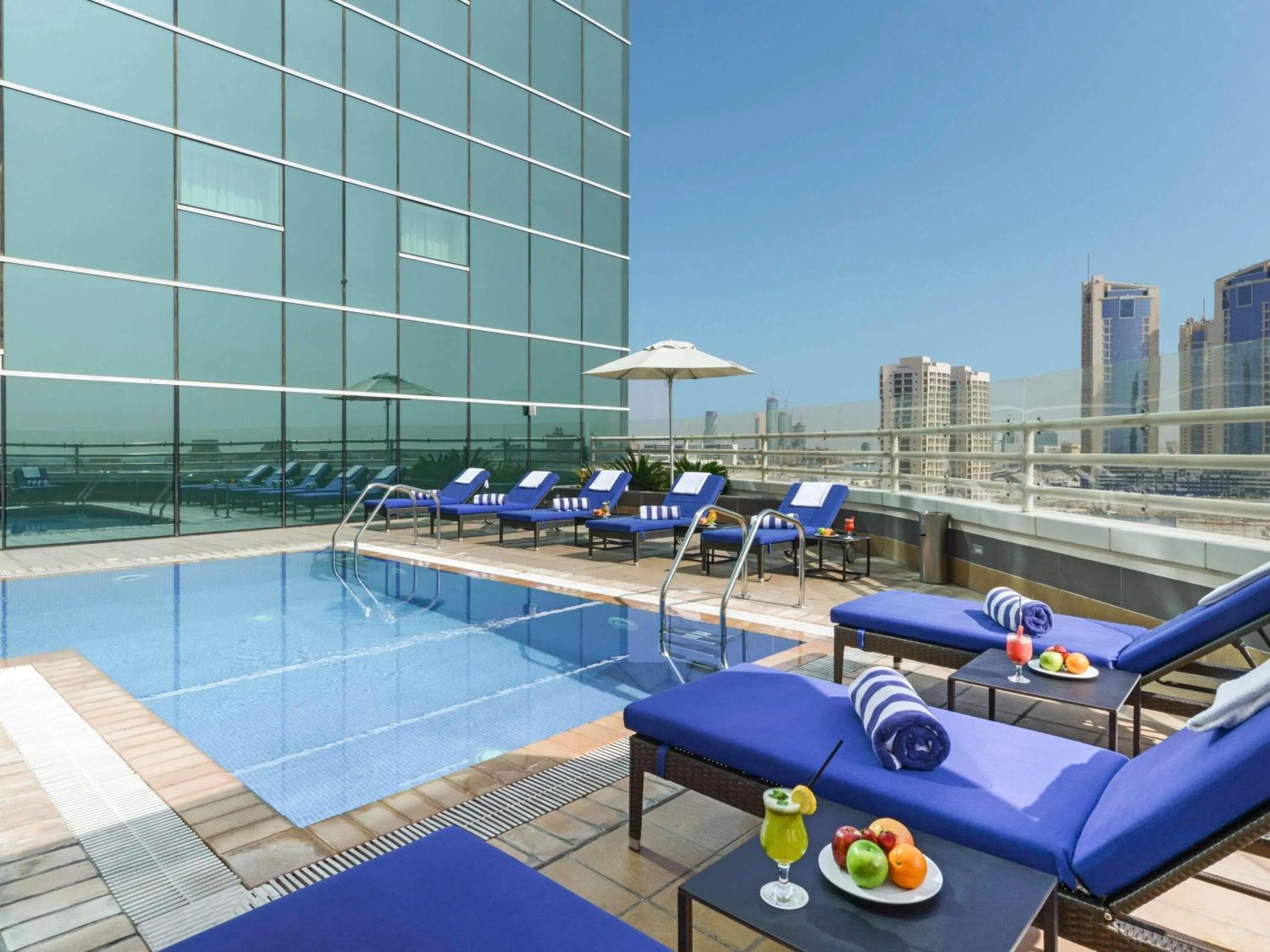 Pool view in ibis Seef Manama