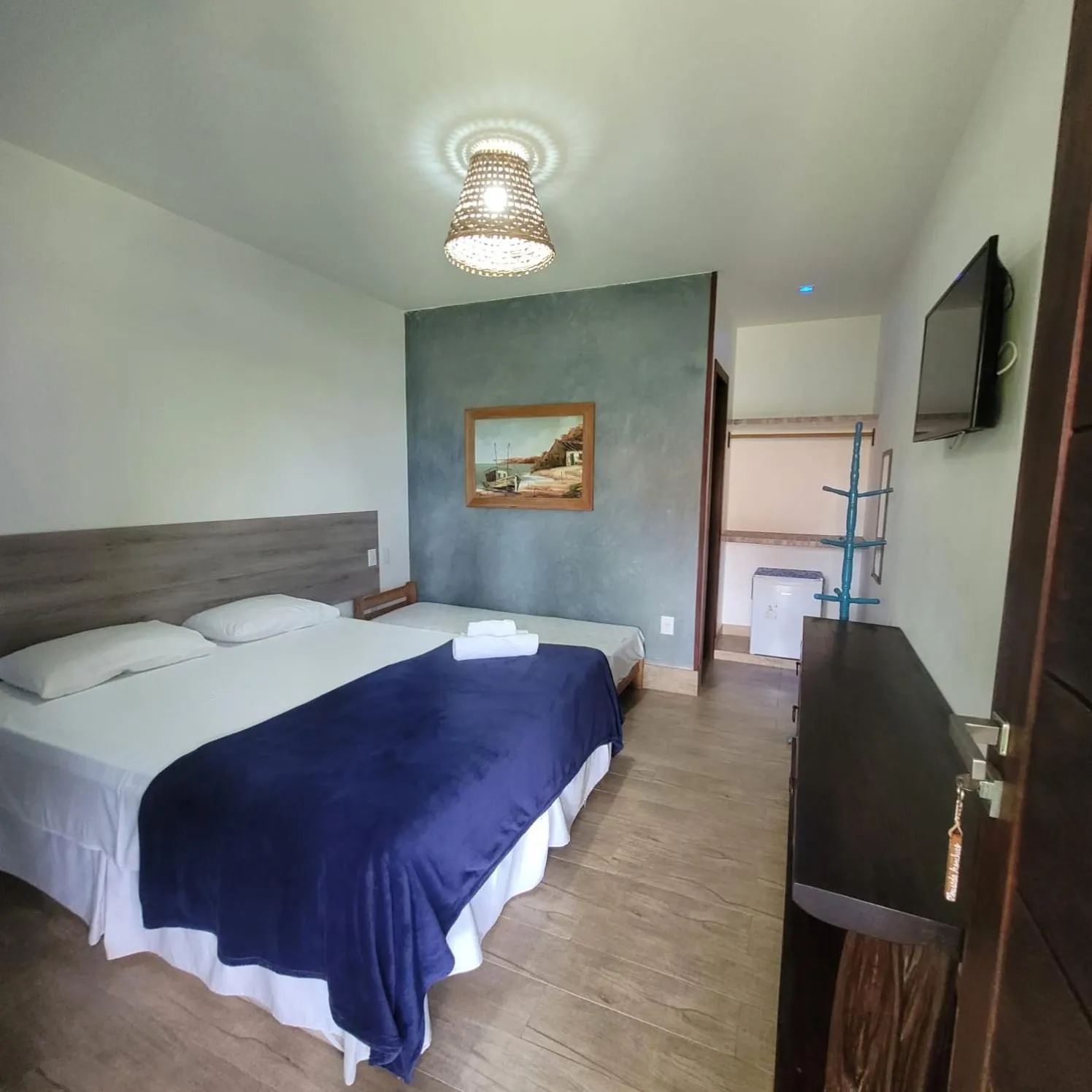 Bed in Pousada Aconchego de Genipabu