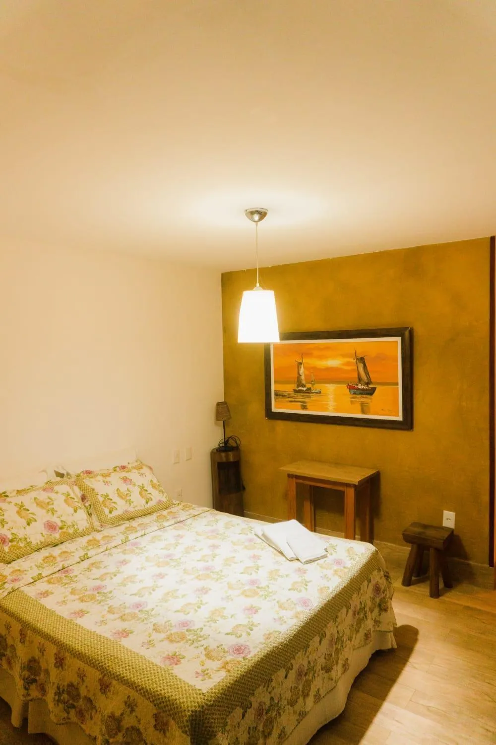 Bed in Pousada Aconchego de Genipabu