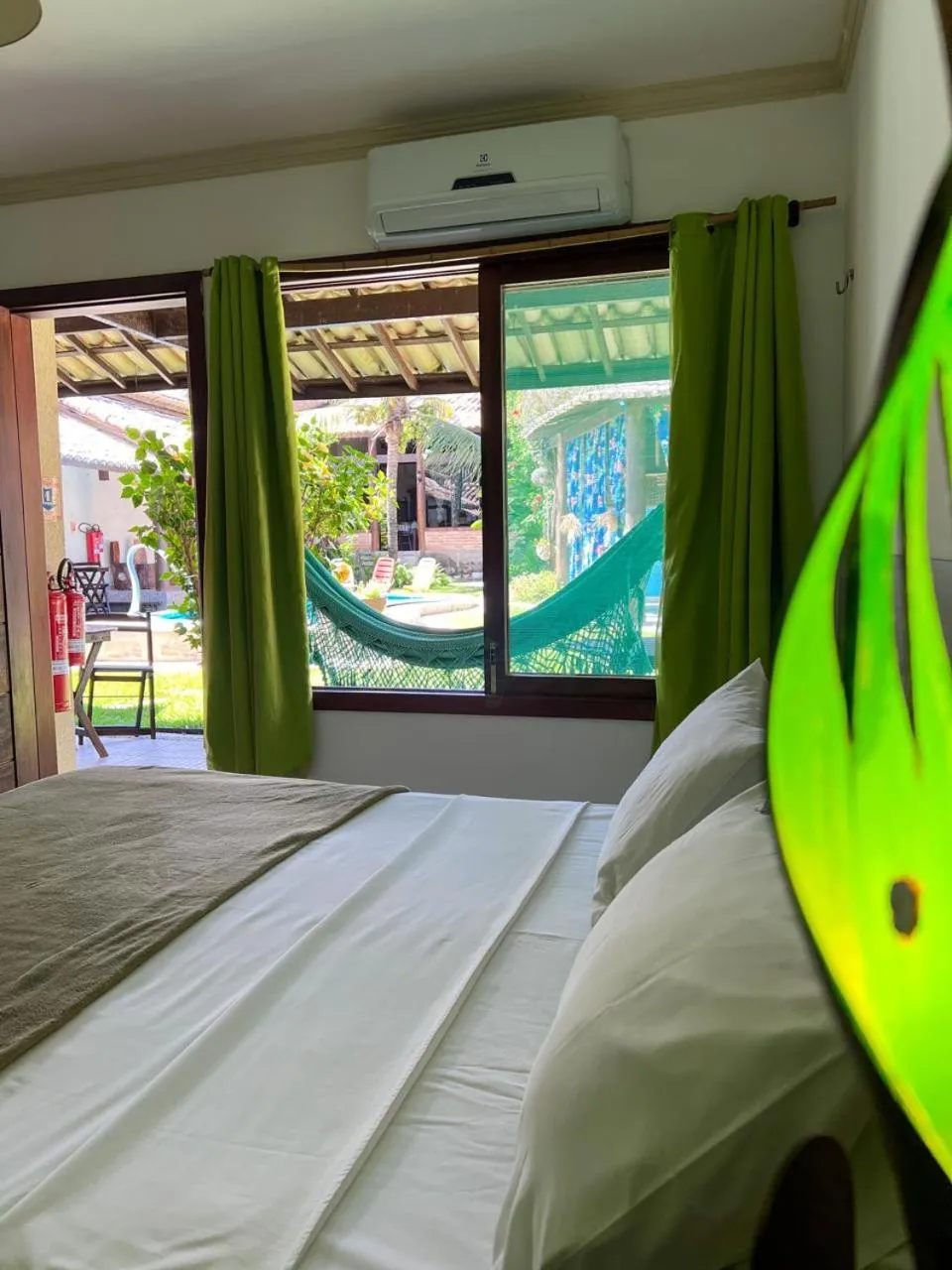 Bed in Pousada Aconchego de Genipabu