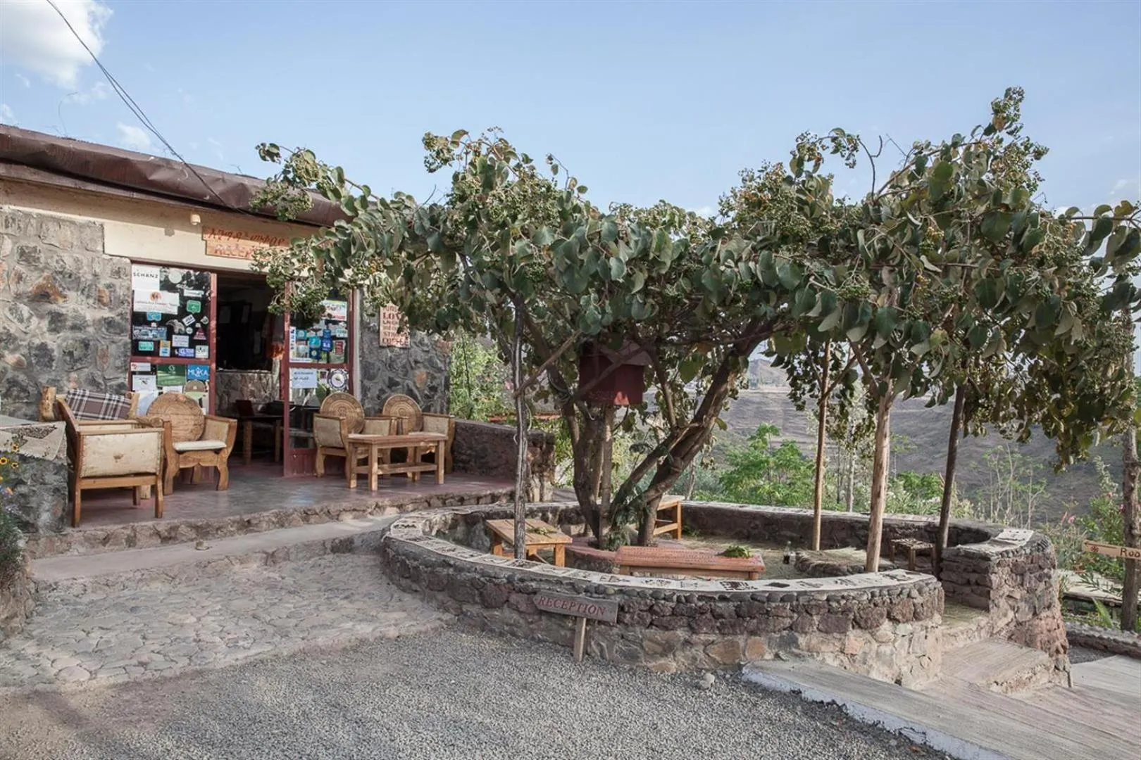Garden in Sora Lodge Lalibela