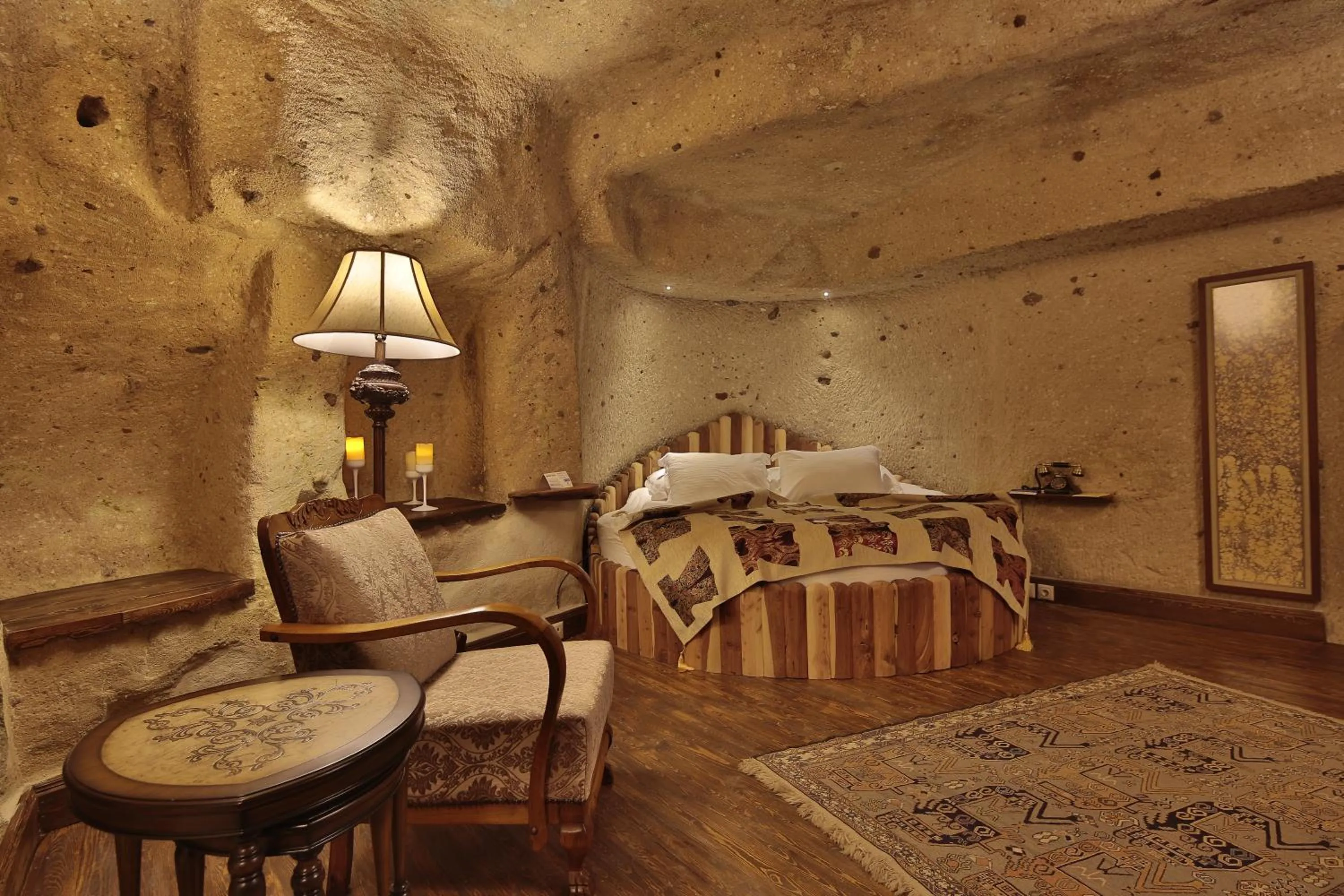 Bed in Cappadocia Minia Cave Hotel