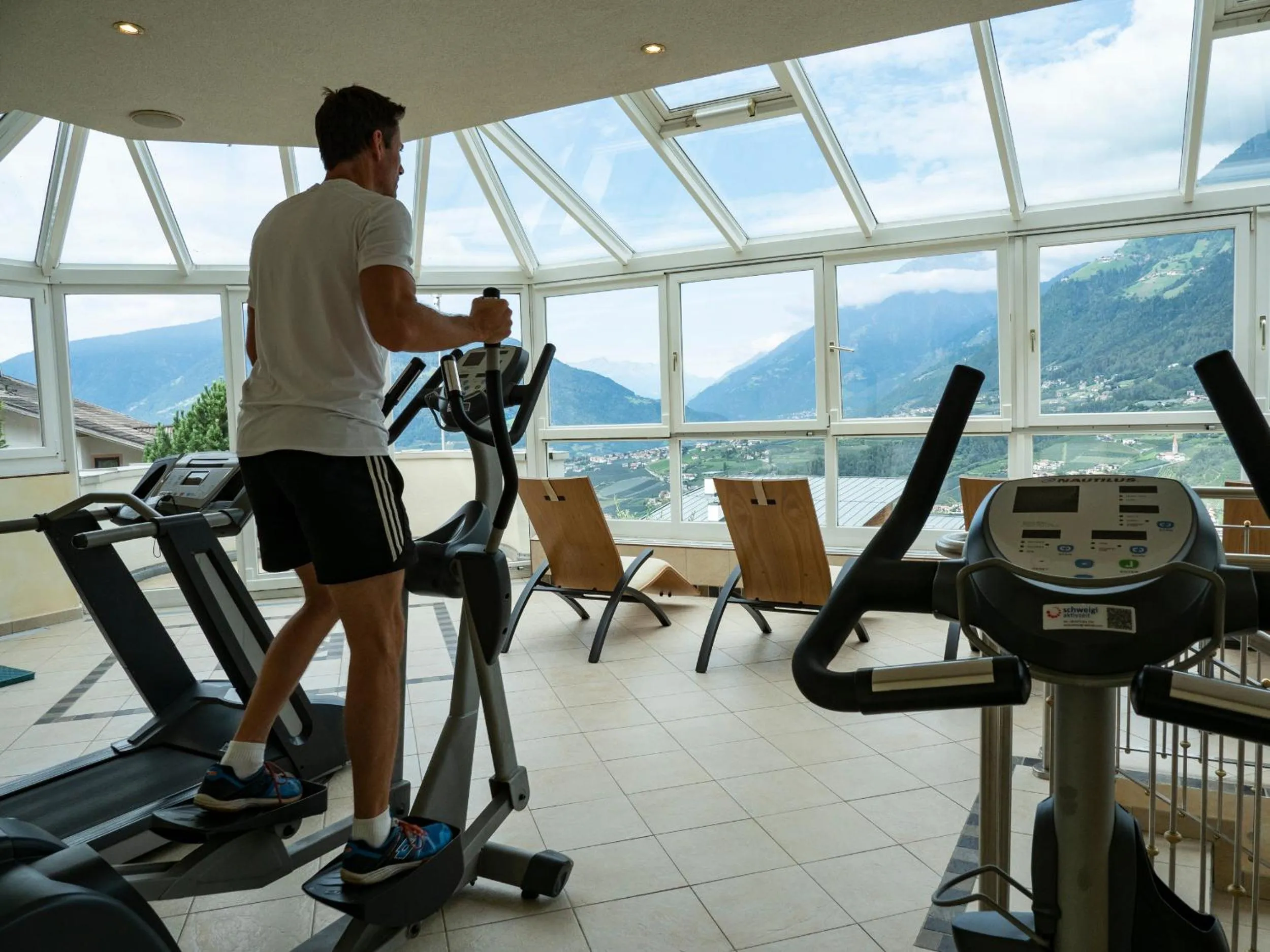 Fitness centre/facilities in Family Hotel Gutenberg