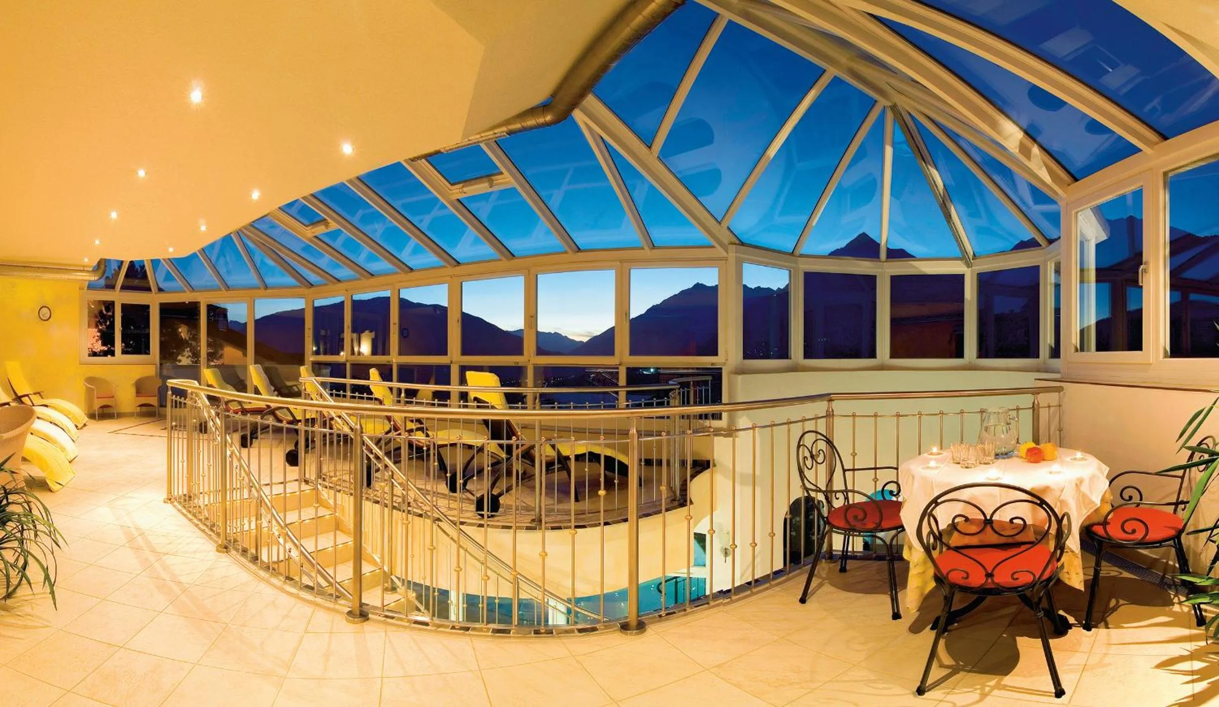 Spa and wellness centre/facilities in Family Hotel Gutenberg