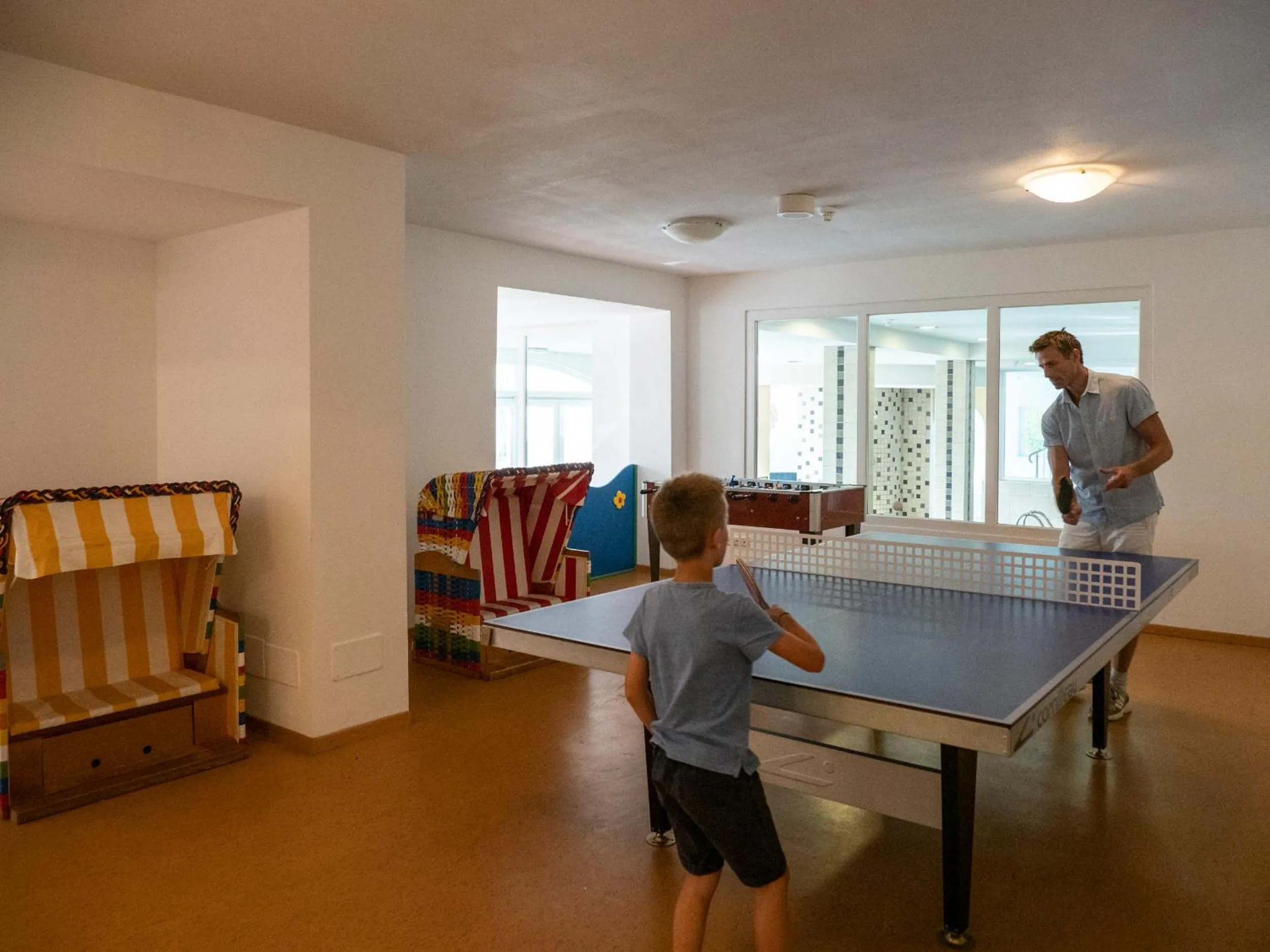 Table tennis in Family Hotel Gutenberg