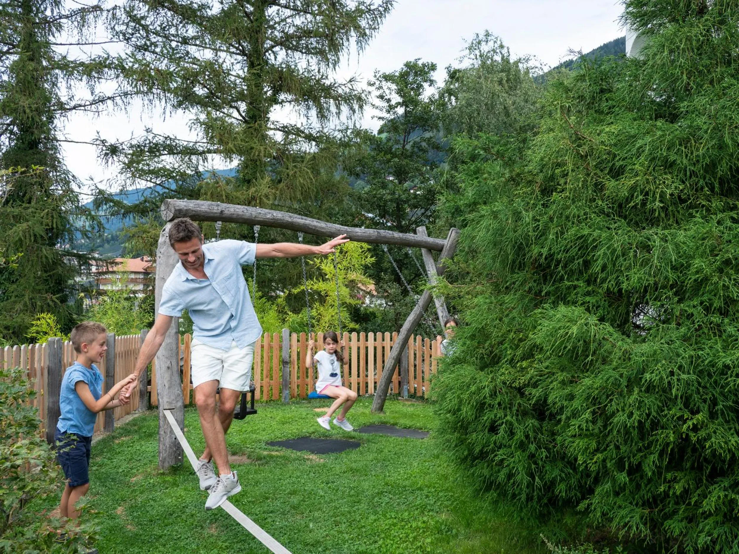 Children play ground in Family Hotel Gutenberg