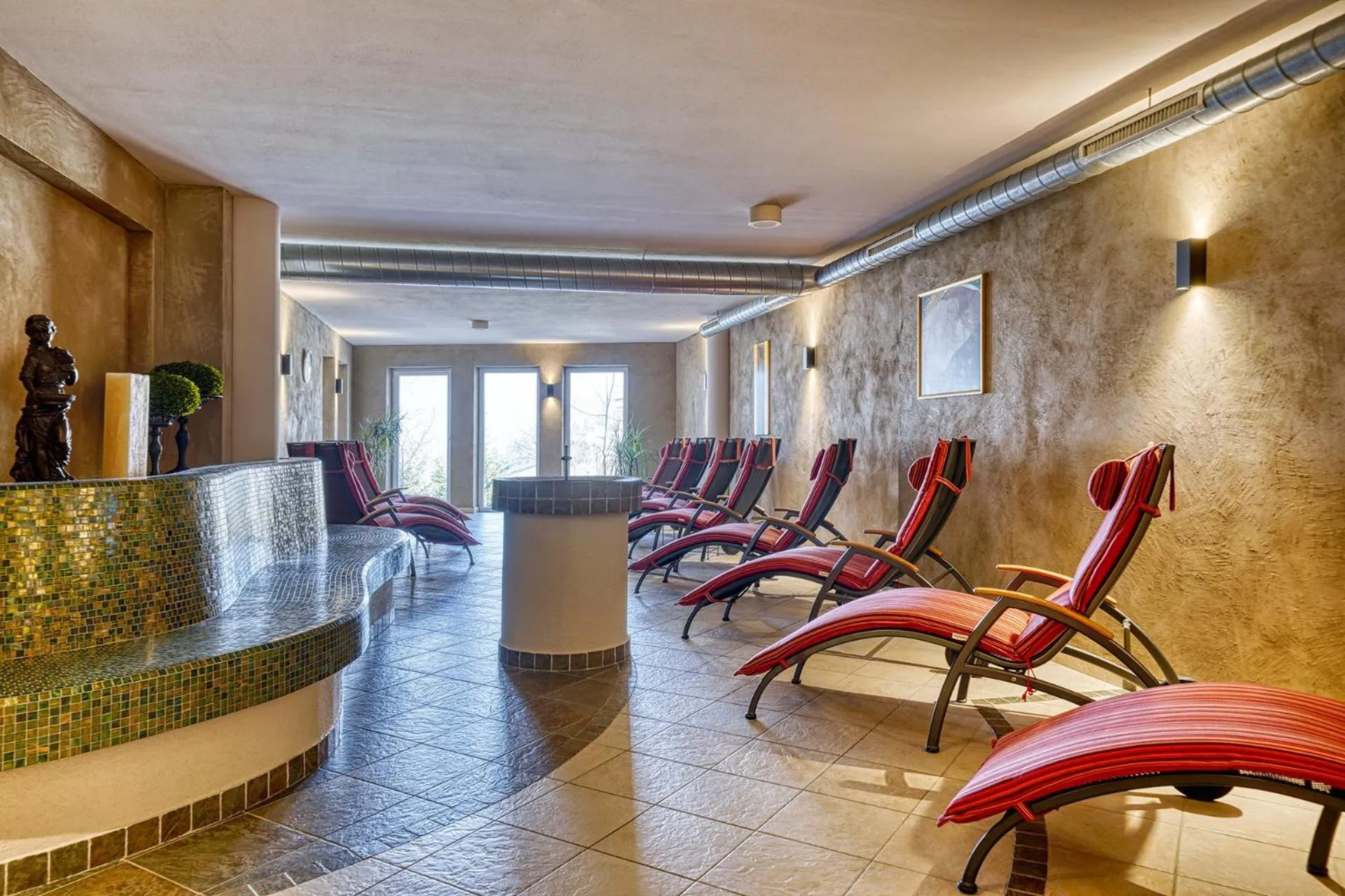 Sauna in Family Hotel Gutenberg