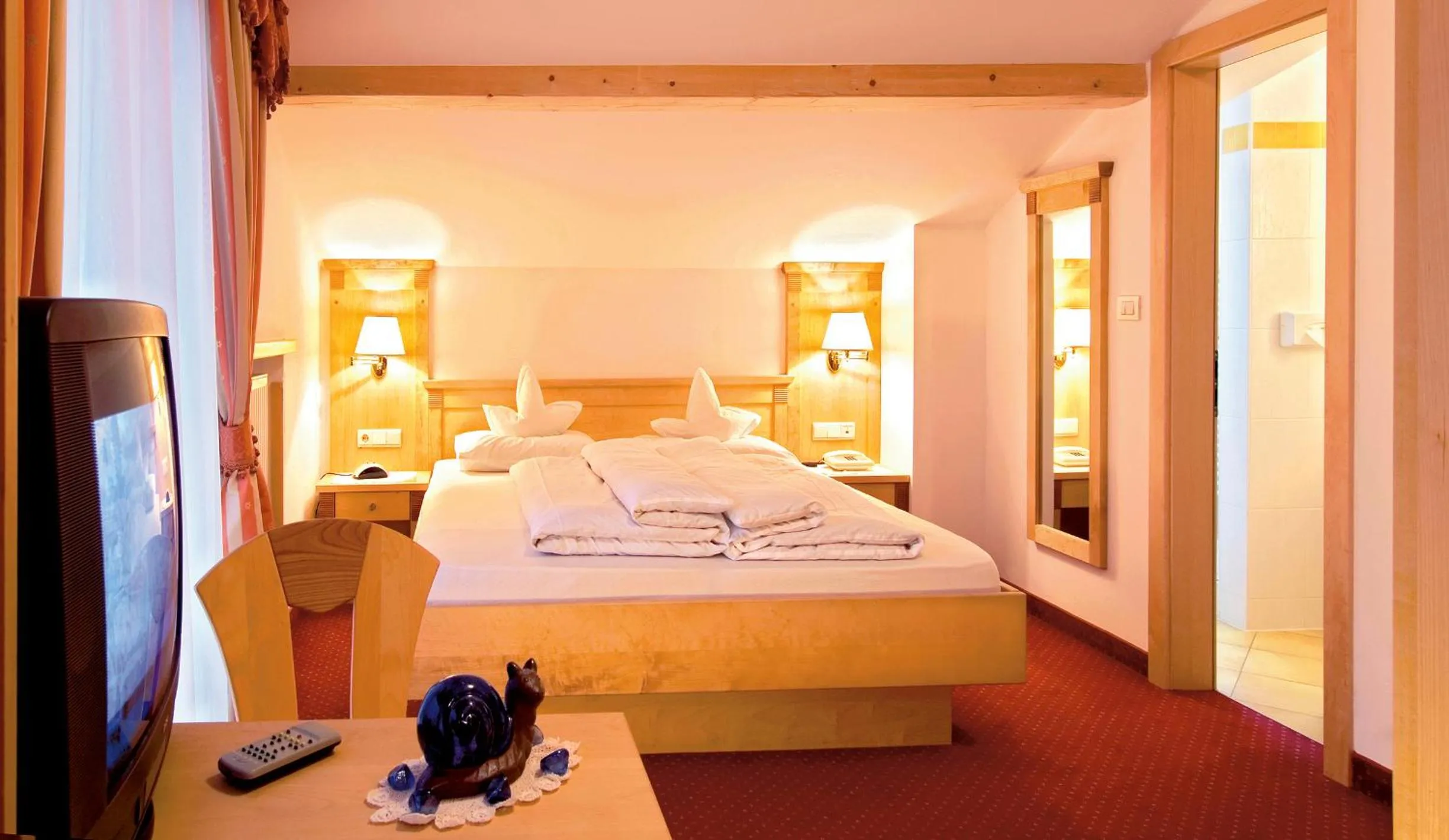 Bed in Family Hotel Gutenberg