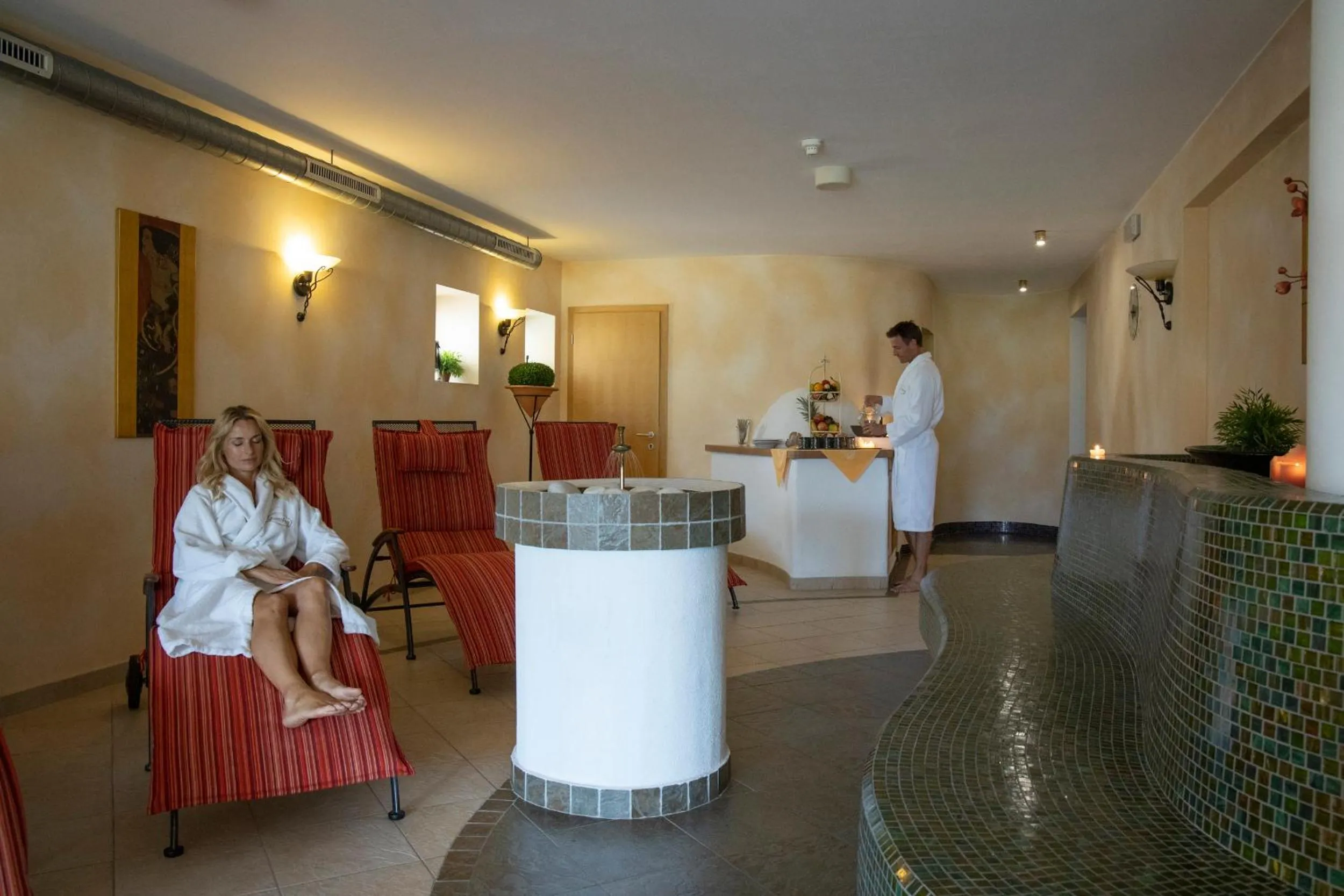 Spa and wellness centre/facilities in Family Hotel Gutenberg