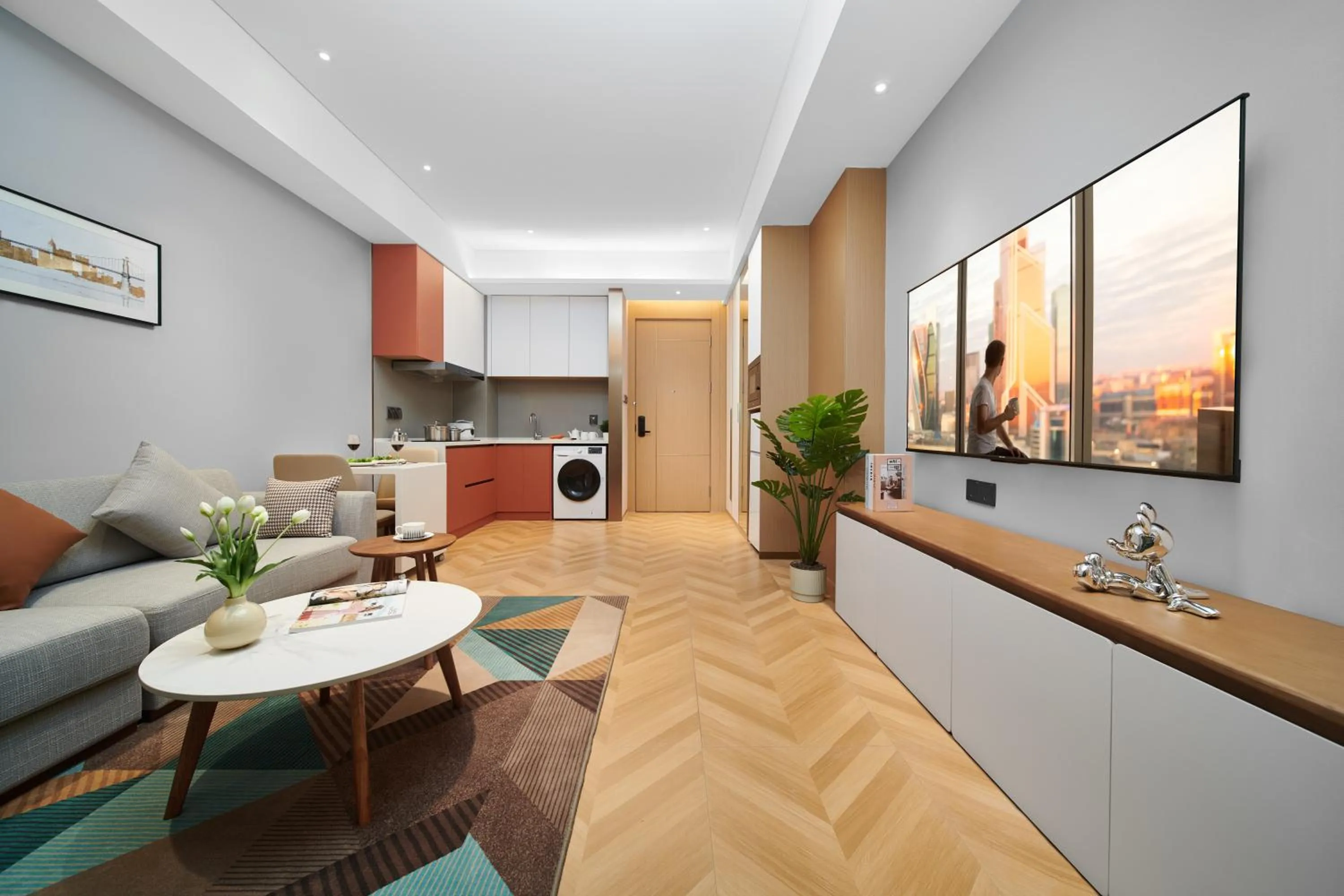 Kitchen or kitchenette in Citadines DD Port Dalian