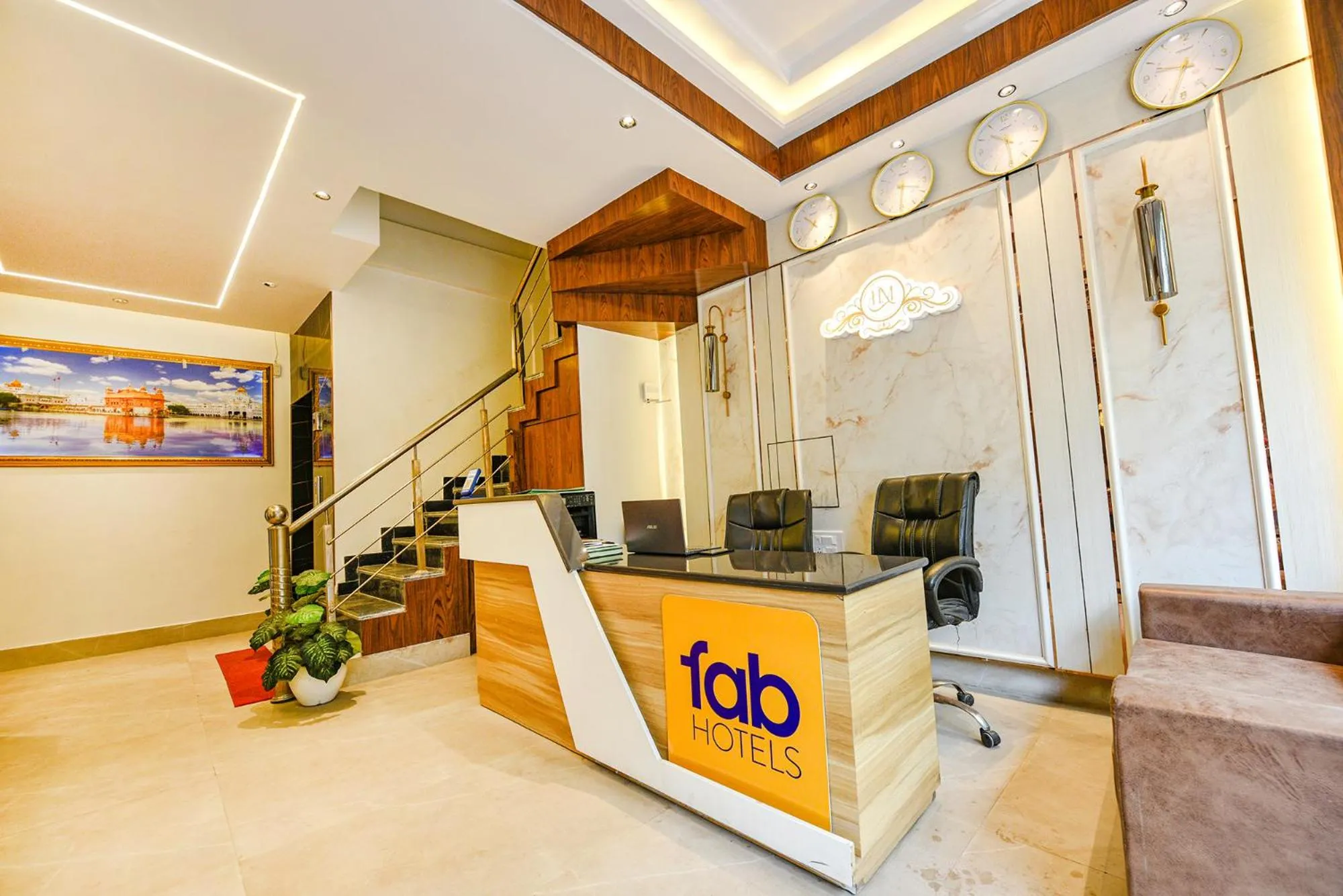 Lobby or reception in FabHotel Midway