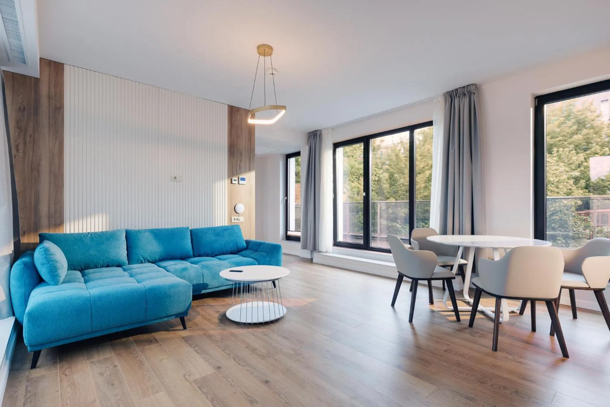 Living room in Syndicate Lodging Aparthotel