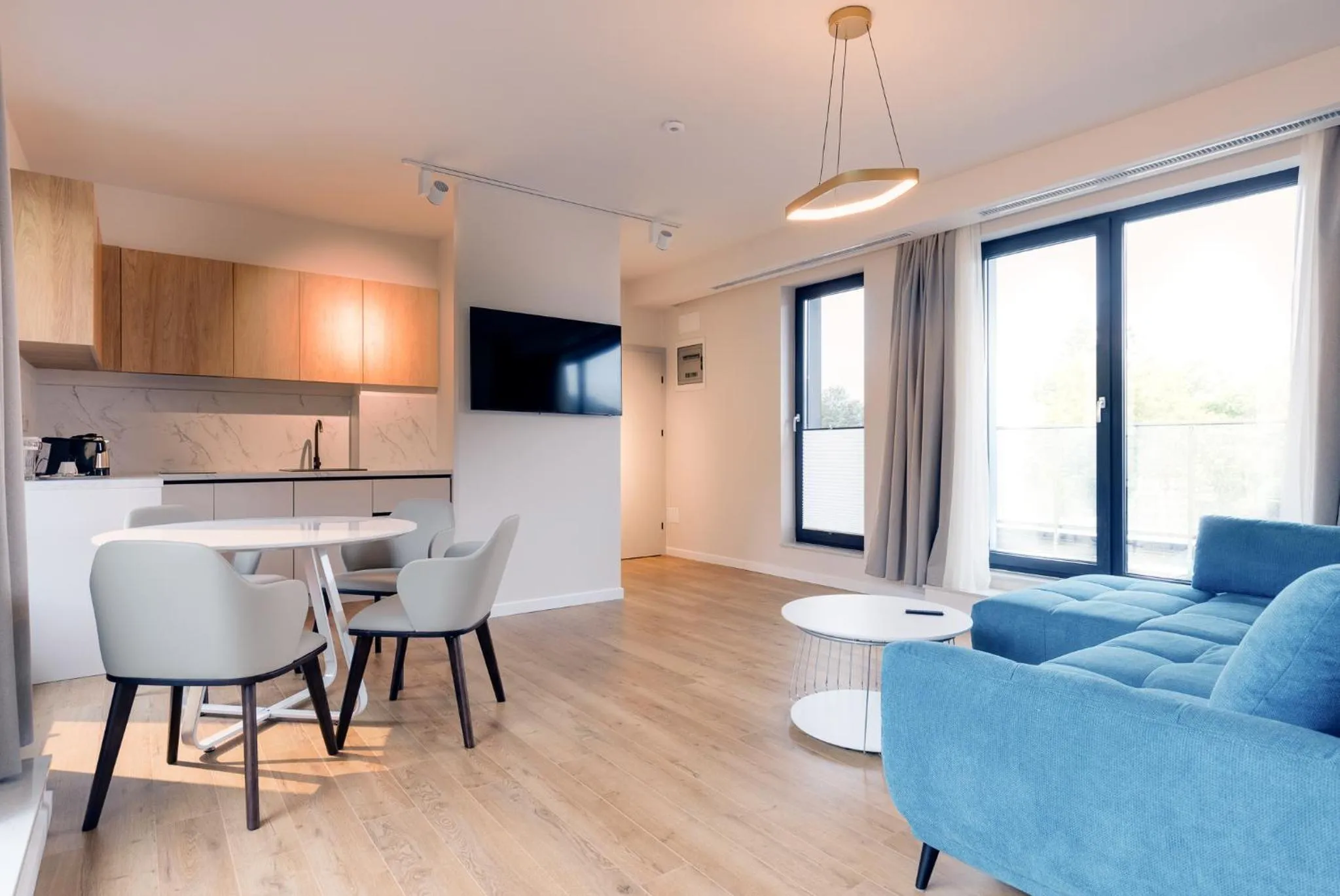 Living room in Syndicate Lodging Aparthotel