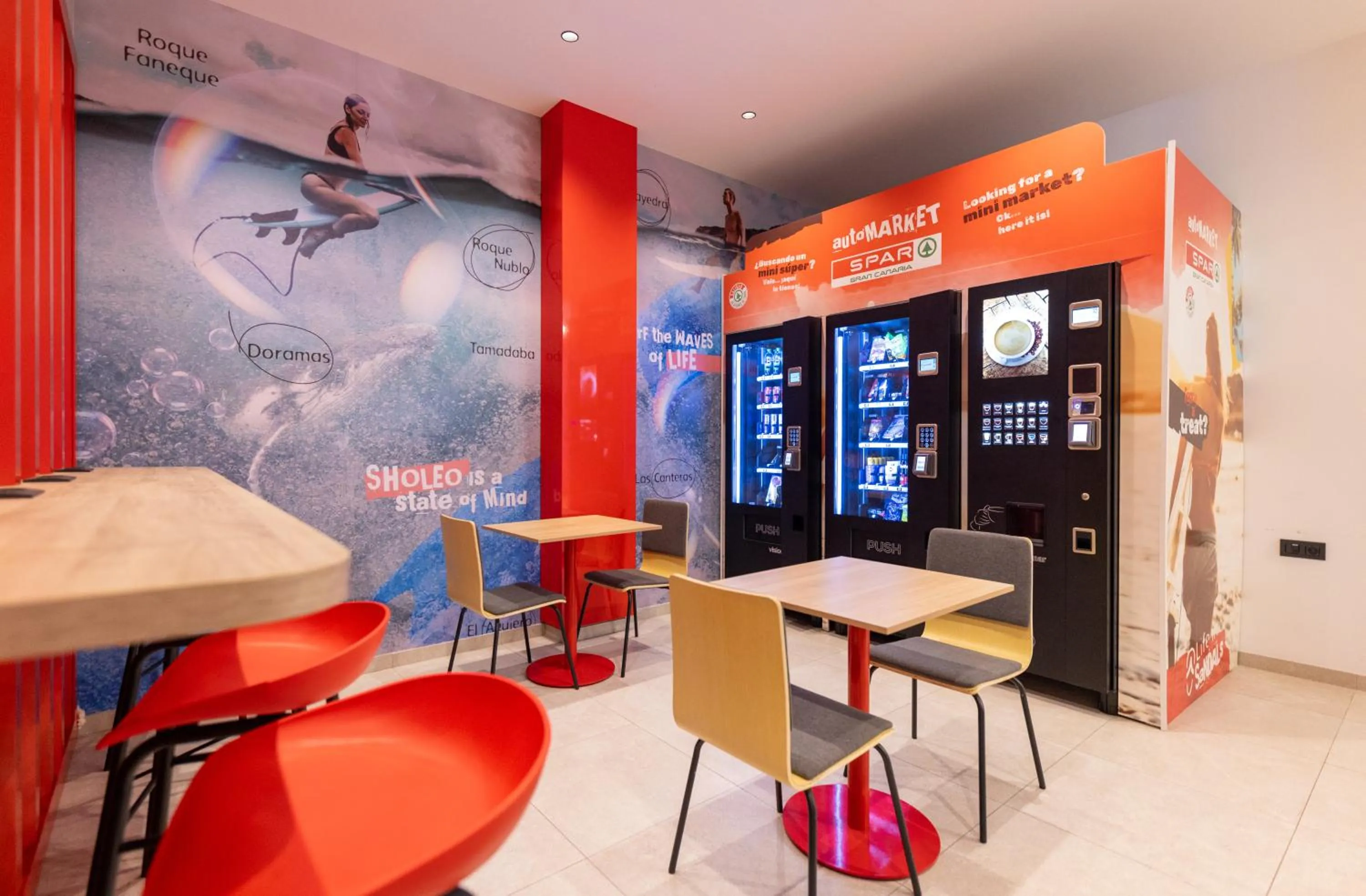 vending machine in Sholeo Lodges Las Palmas Flats