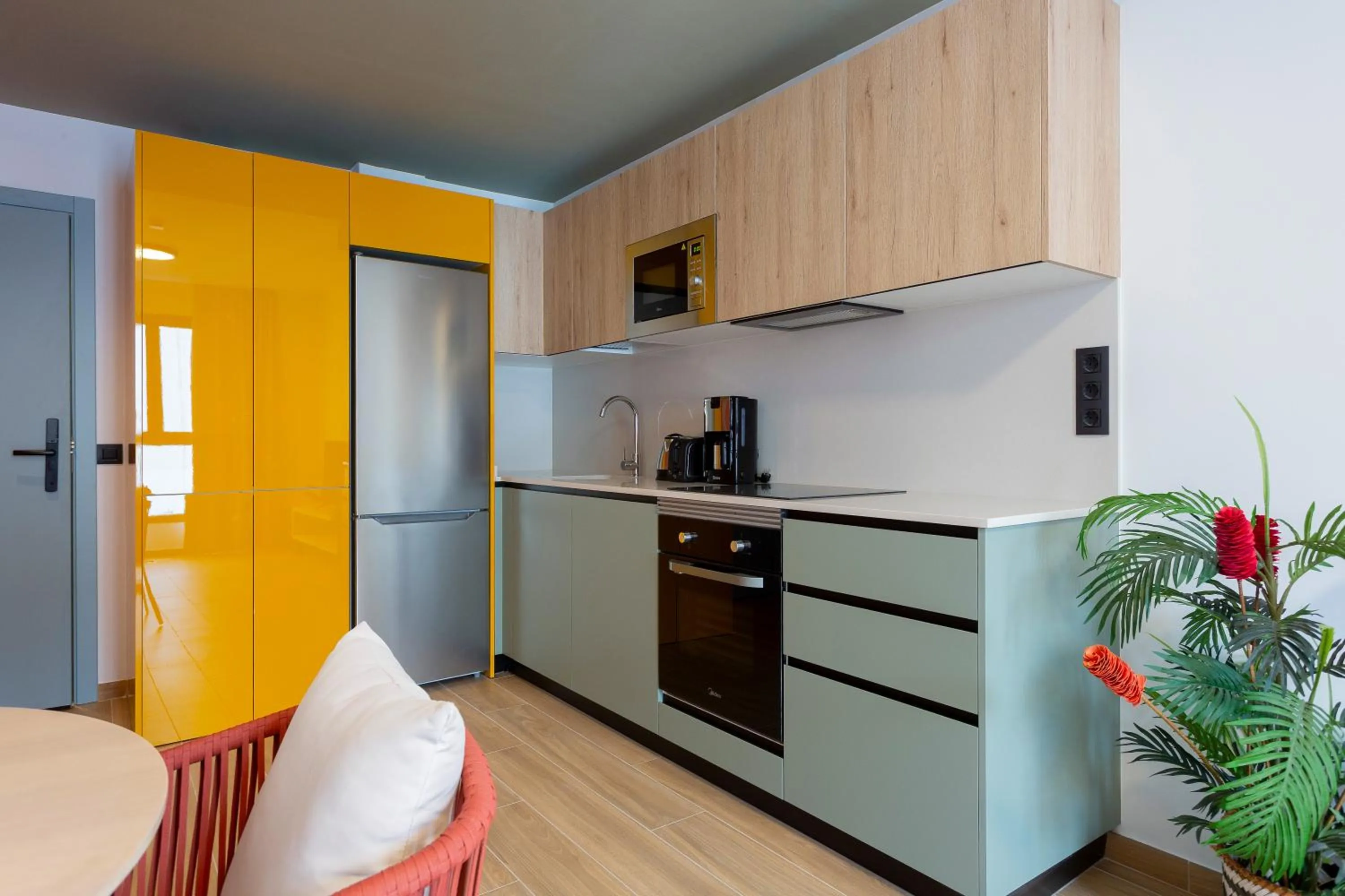 Kitchen or kitchenette in Sholeo Lodges Las Palmas Flats