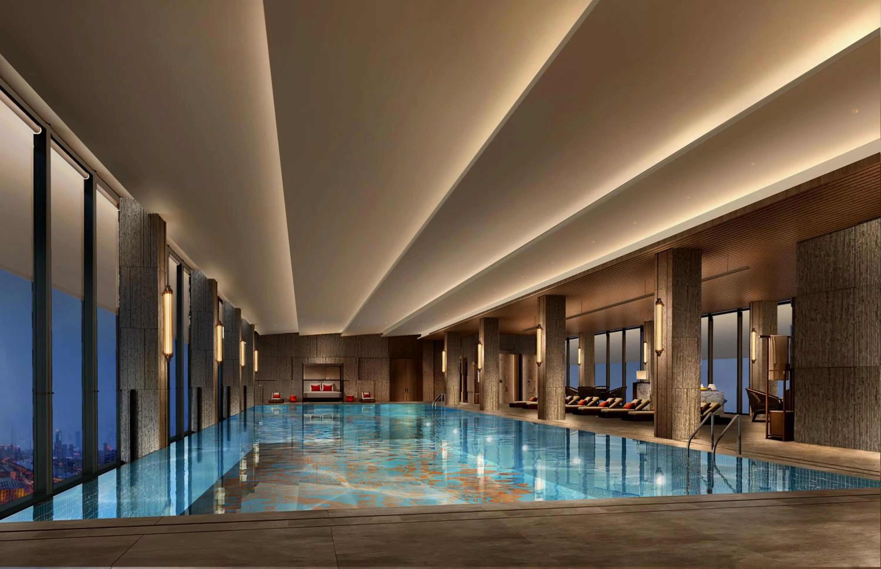 Swimming pool in The Perennial Tianjin, A Jdv By Hyatt Hotel