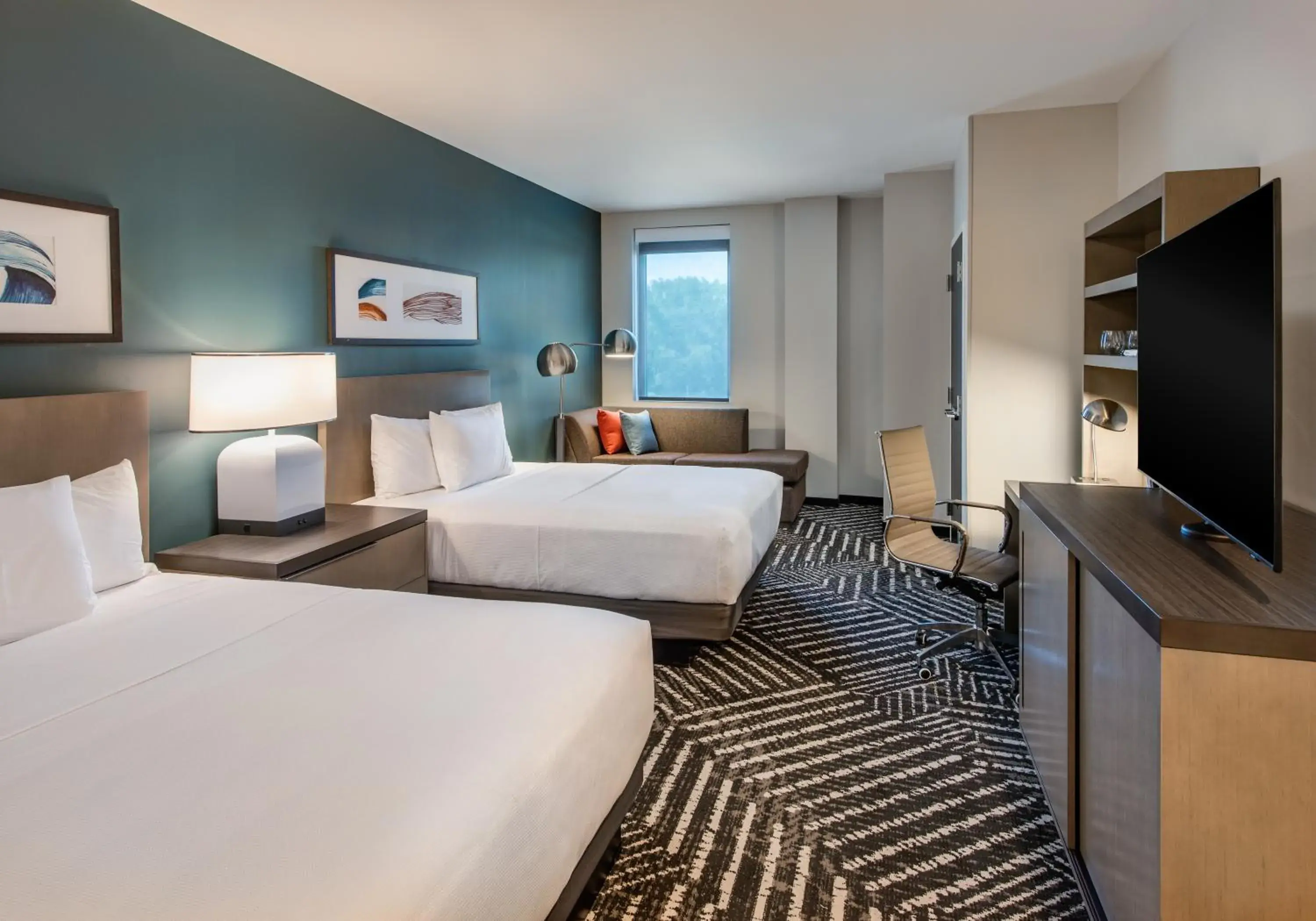 Queen Room with Two Queen Beds in Hyatt House Bwi Airport/Baltimore Queen Room with Two Queen Beds in Hyatt House Bwi Airport/Baltimore