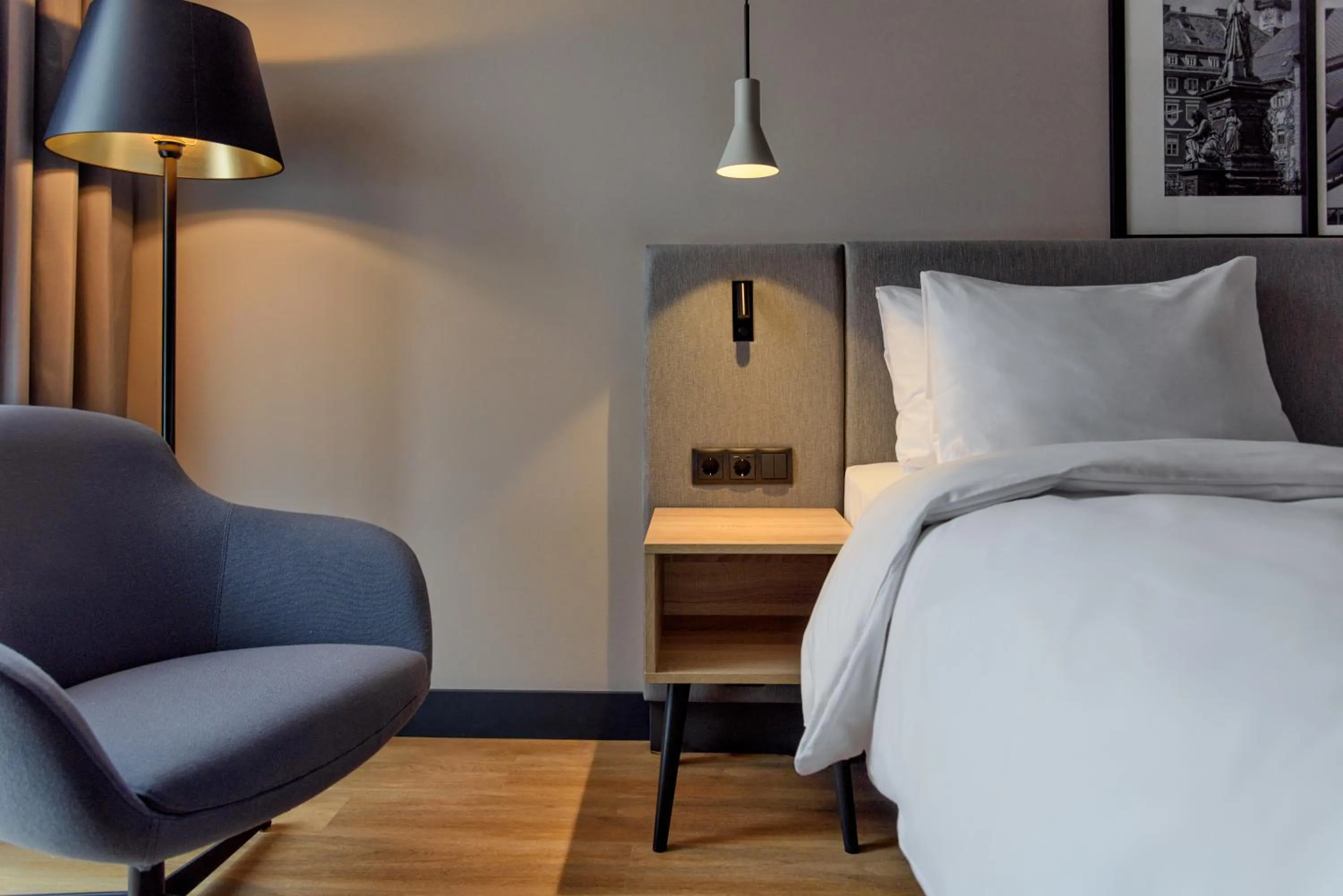 Bed in Radisson Hotel Leipzig