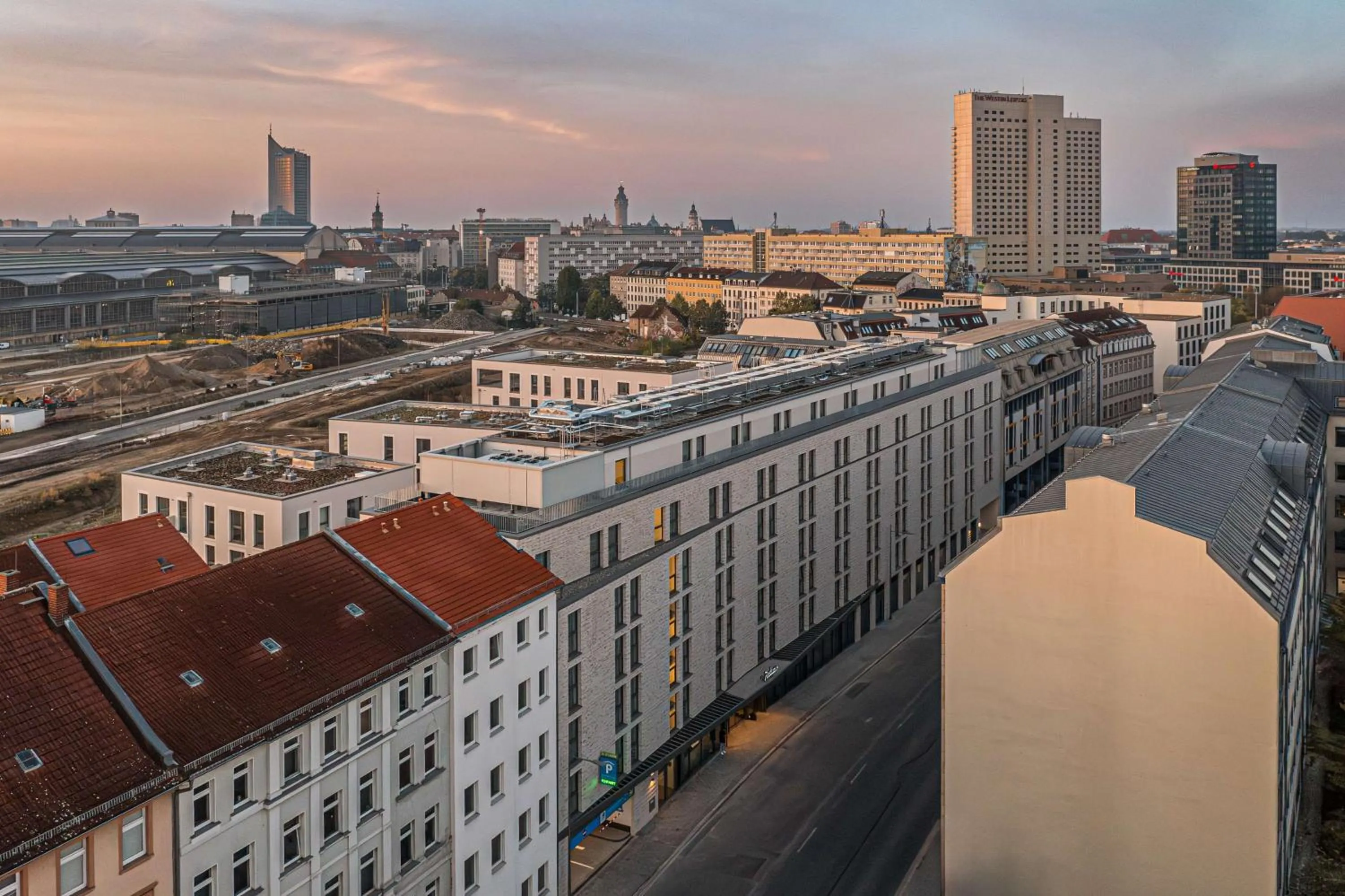 Property building in Radisson Hotel Leipzig