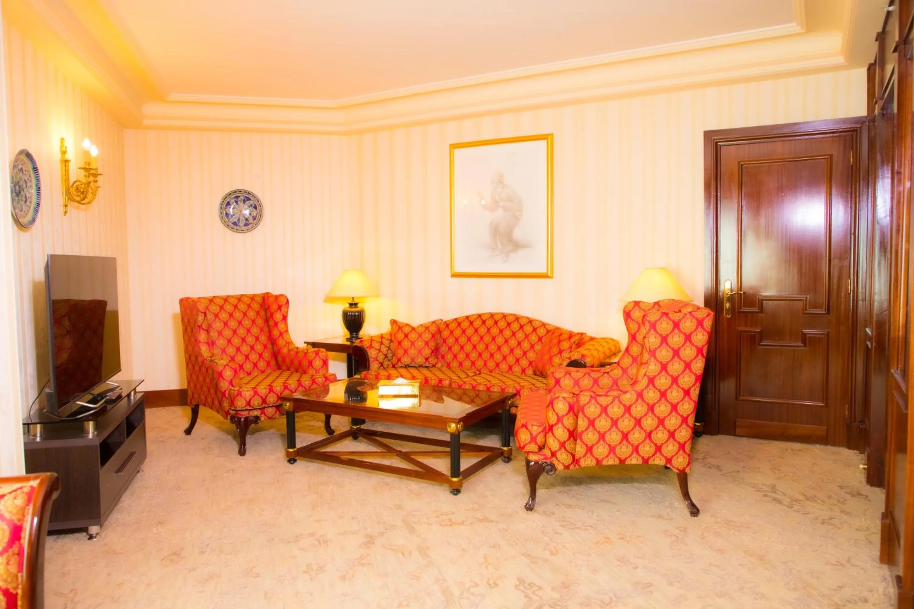 Seating area in City Palace Hotel Tashkent