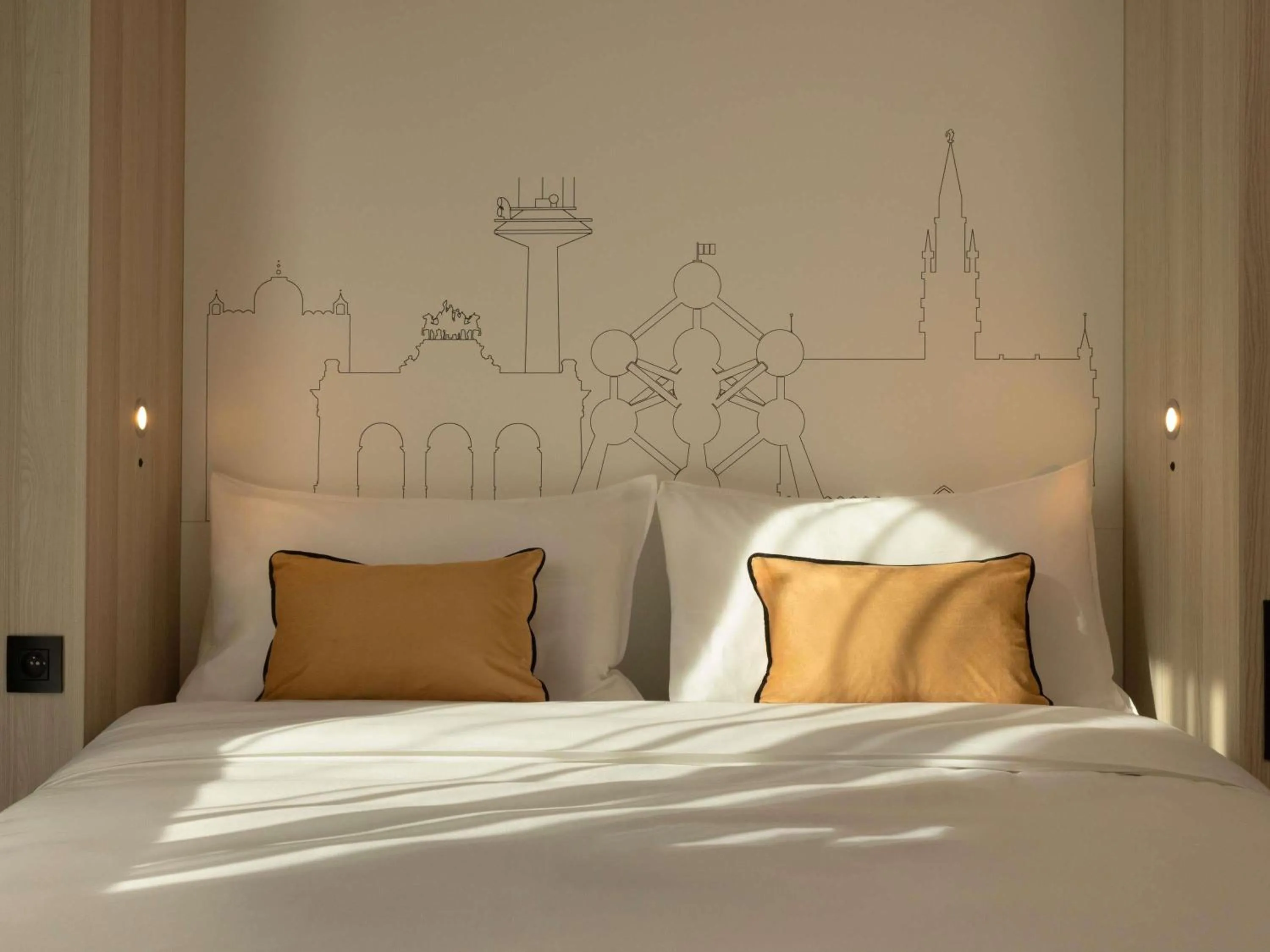 Bedroom, Bed in Aparthotel Adagio Access Brussels Airport