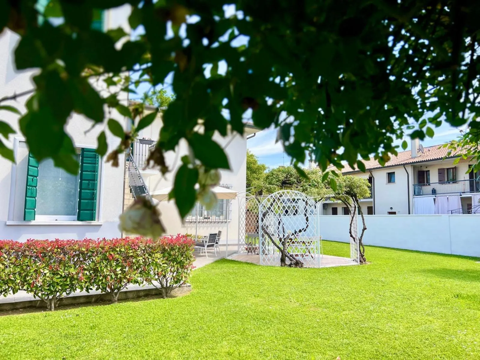 Garden view in B&B Villa Griselda