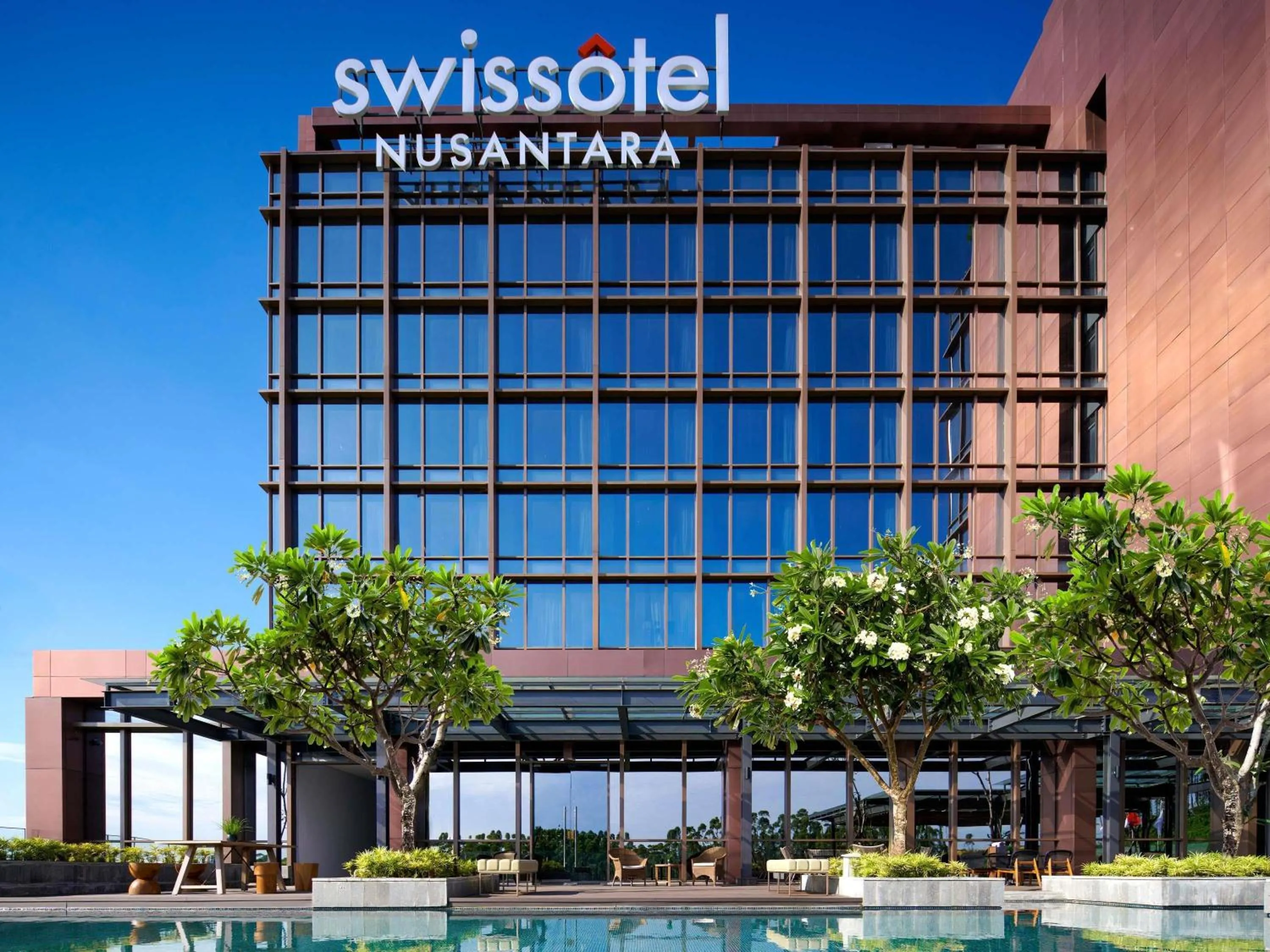 Pool view in Swissôtel Nusantara
