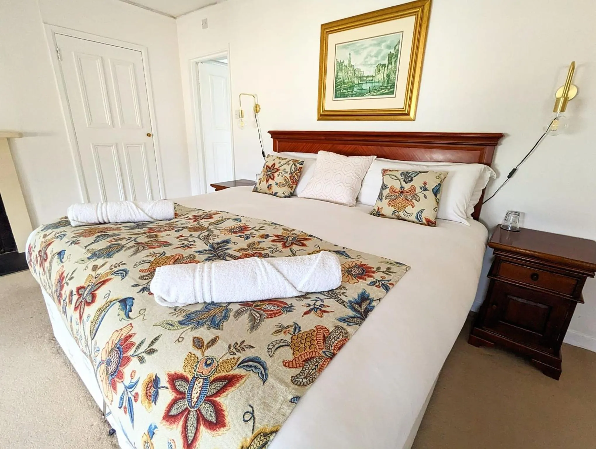 Bed in East Pallant Bed and Breakfast, Located in Large Georgian Townhouse in Central Chichester