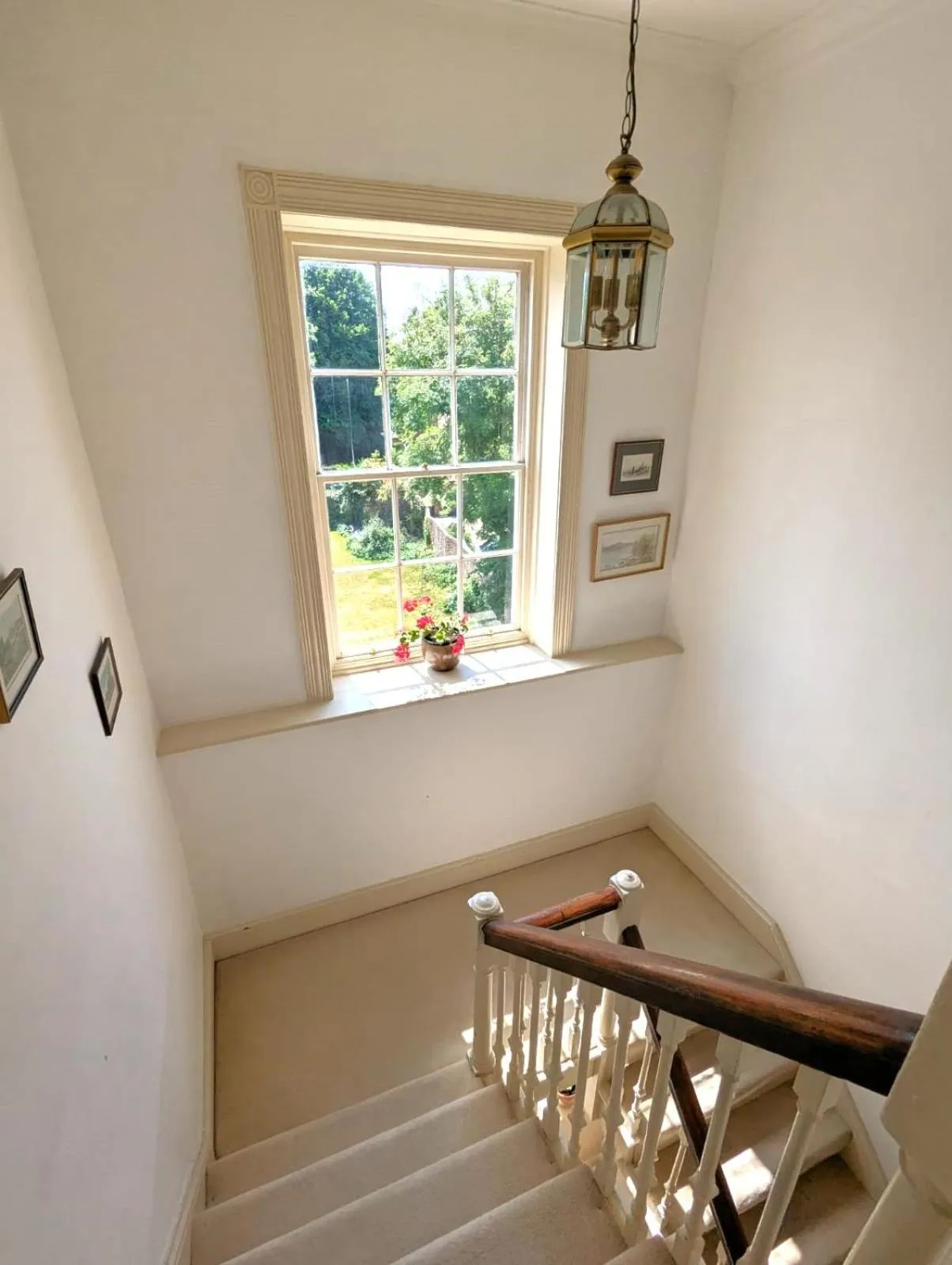 Garden view in East Pallant Bed and Breakfast, Located in Large Georgian Townhouse in Central Chichester