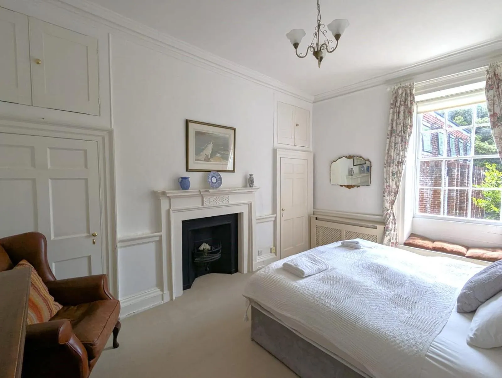 Bed in East Pallant Bed and Breakfast, Located in Large Georgian Townhouse in Central Chichester