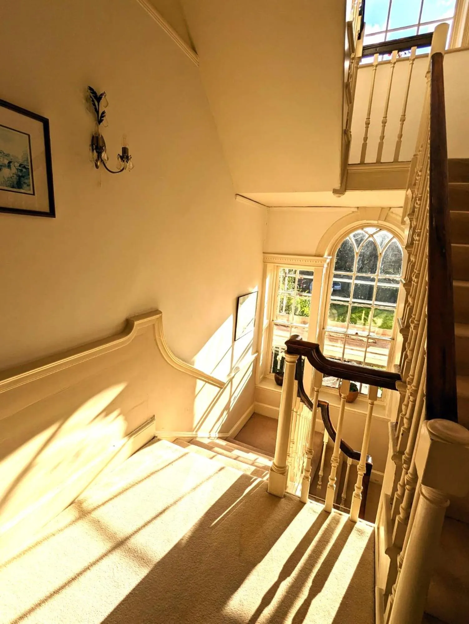 Living room in East Pallant Bed and Breakfast, Located in Large Georgian Townhouse in Central Chichester
