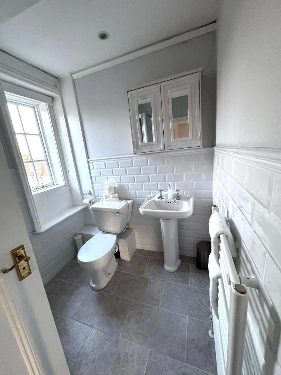Bathroom in East Pallant Bed and Breakfast, Located in Large Georgian Townhouse in Central Chichester