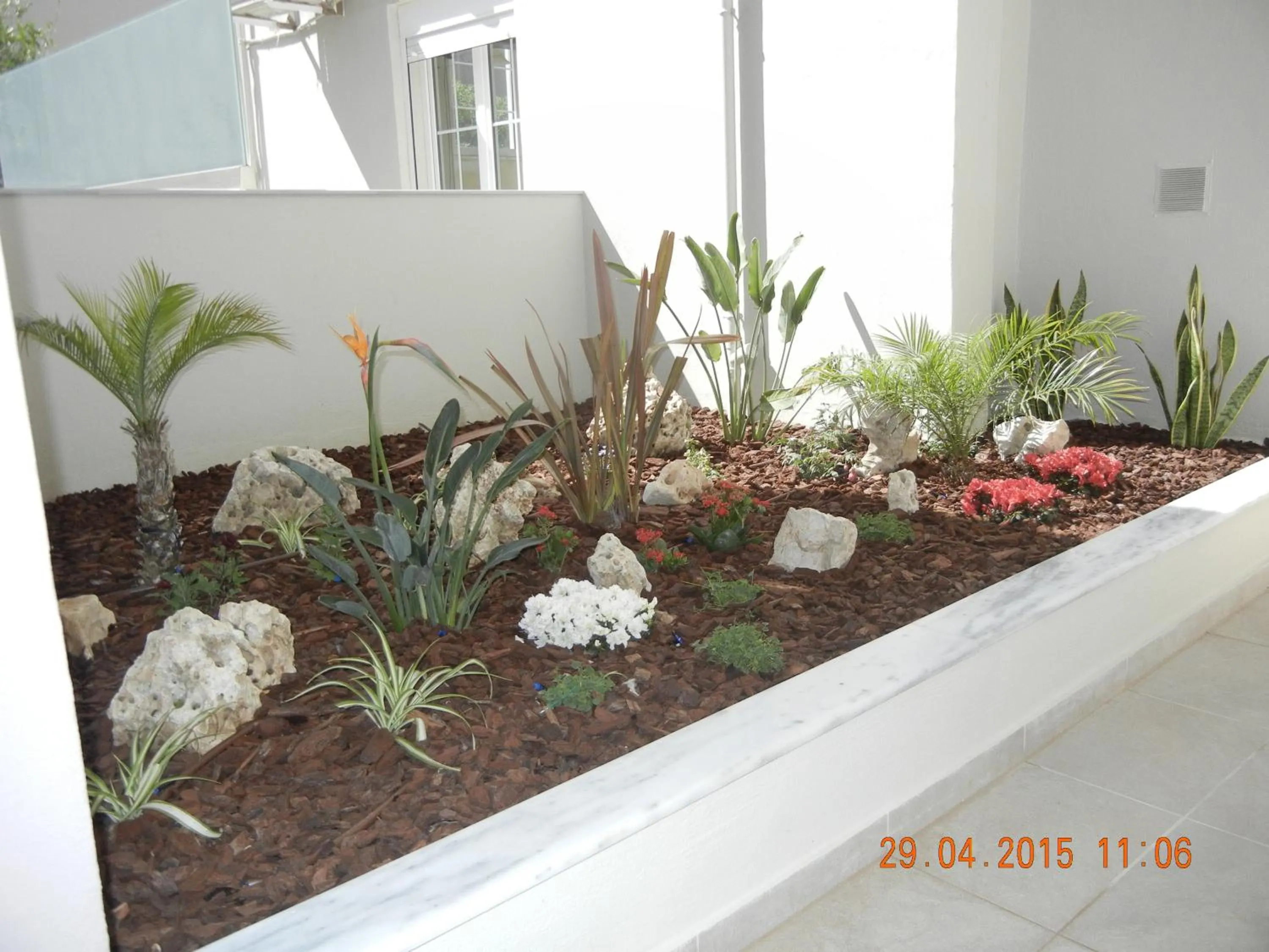 Garden view in Lamon Hotel