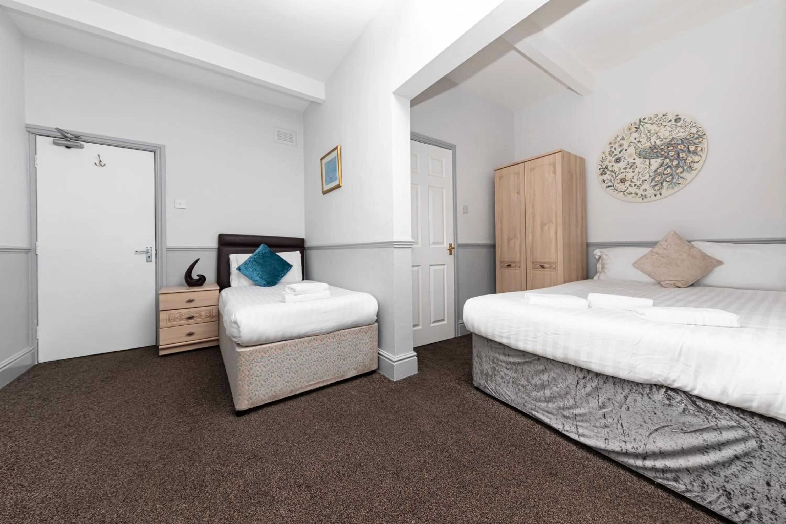 Bed in The Manor Hotel