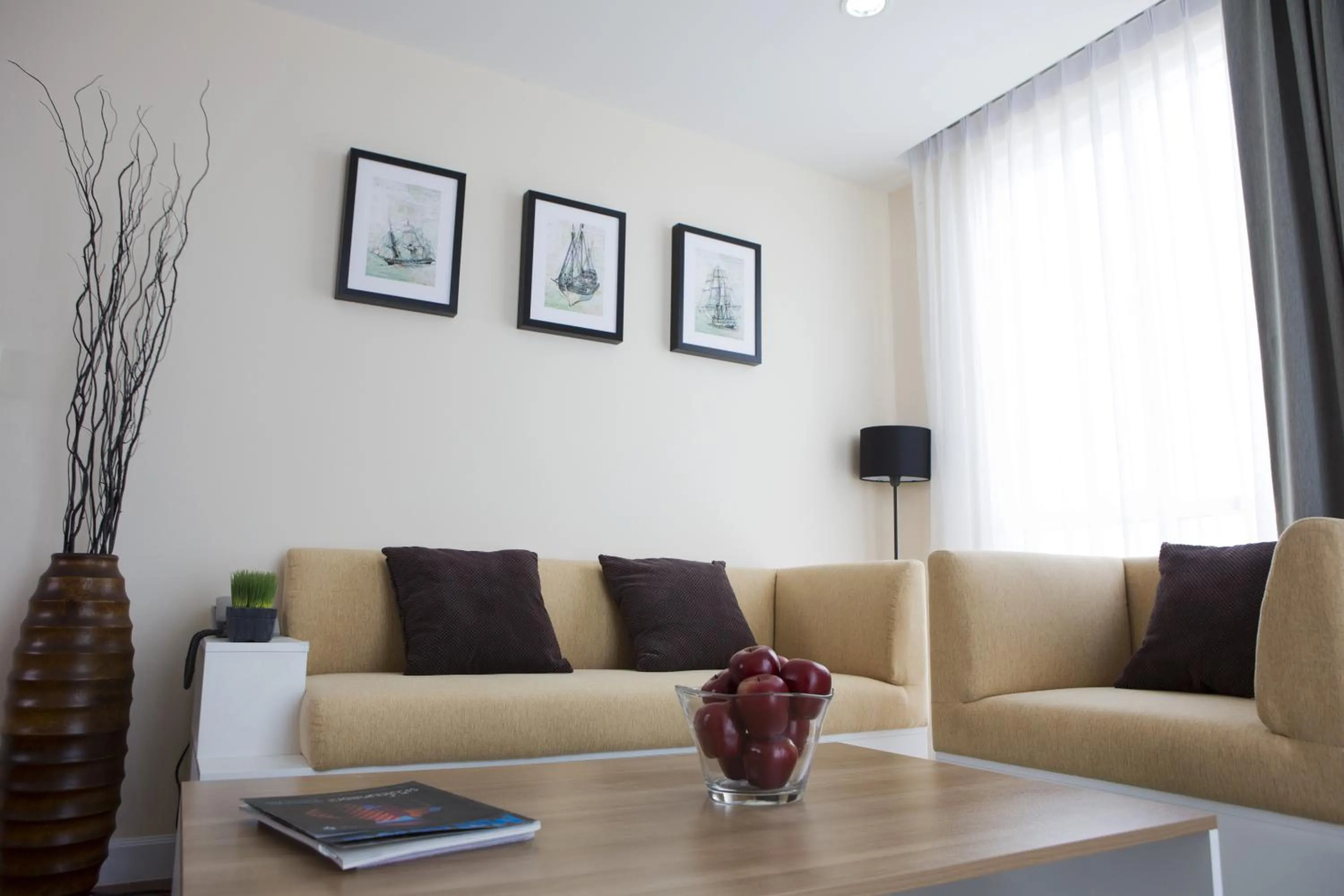 Living room in BBG Seaside Luxurious Service Apartment