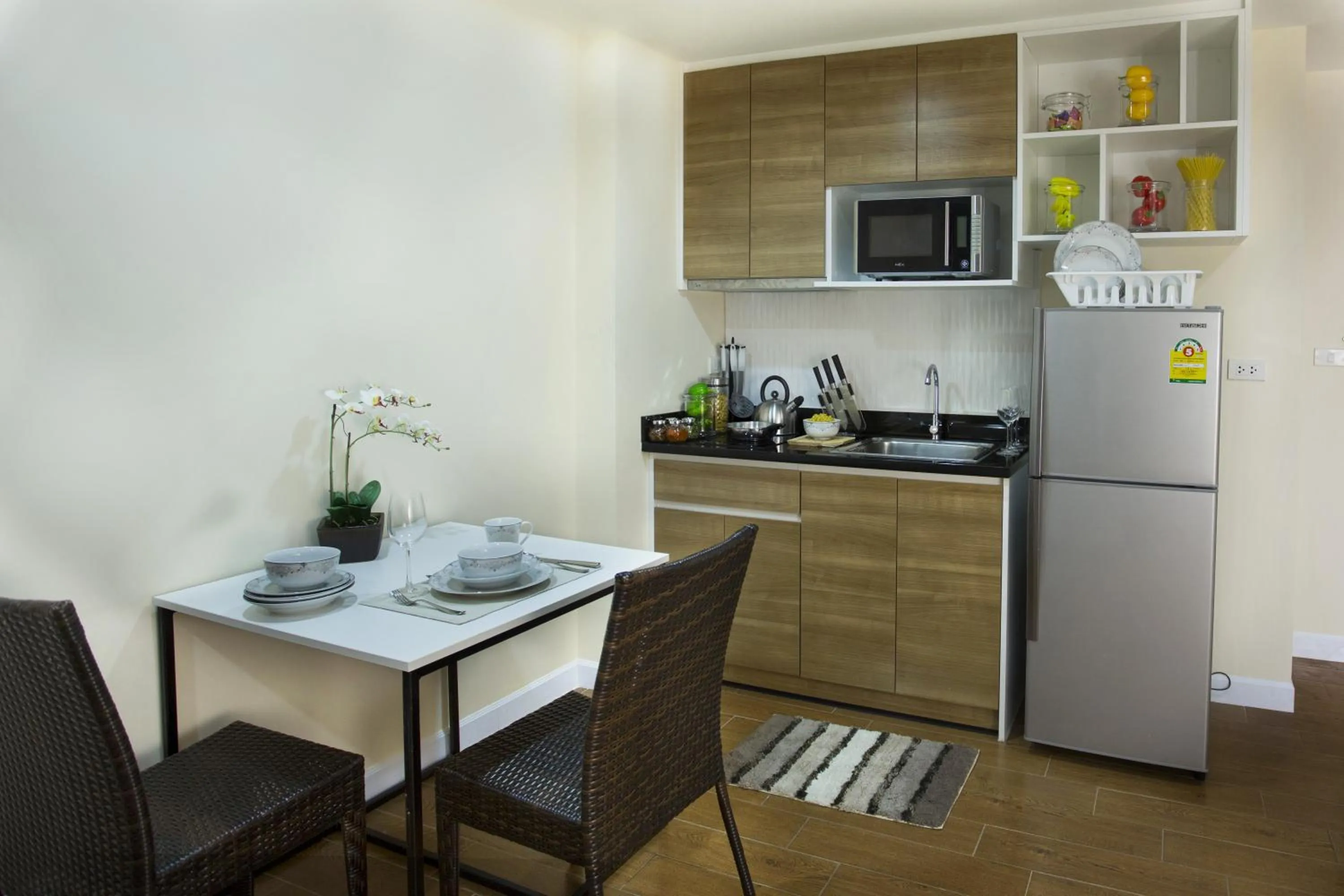 Dining area in BBG Seaside Luxurious Service Apartment