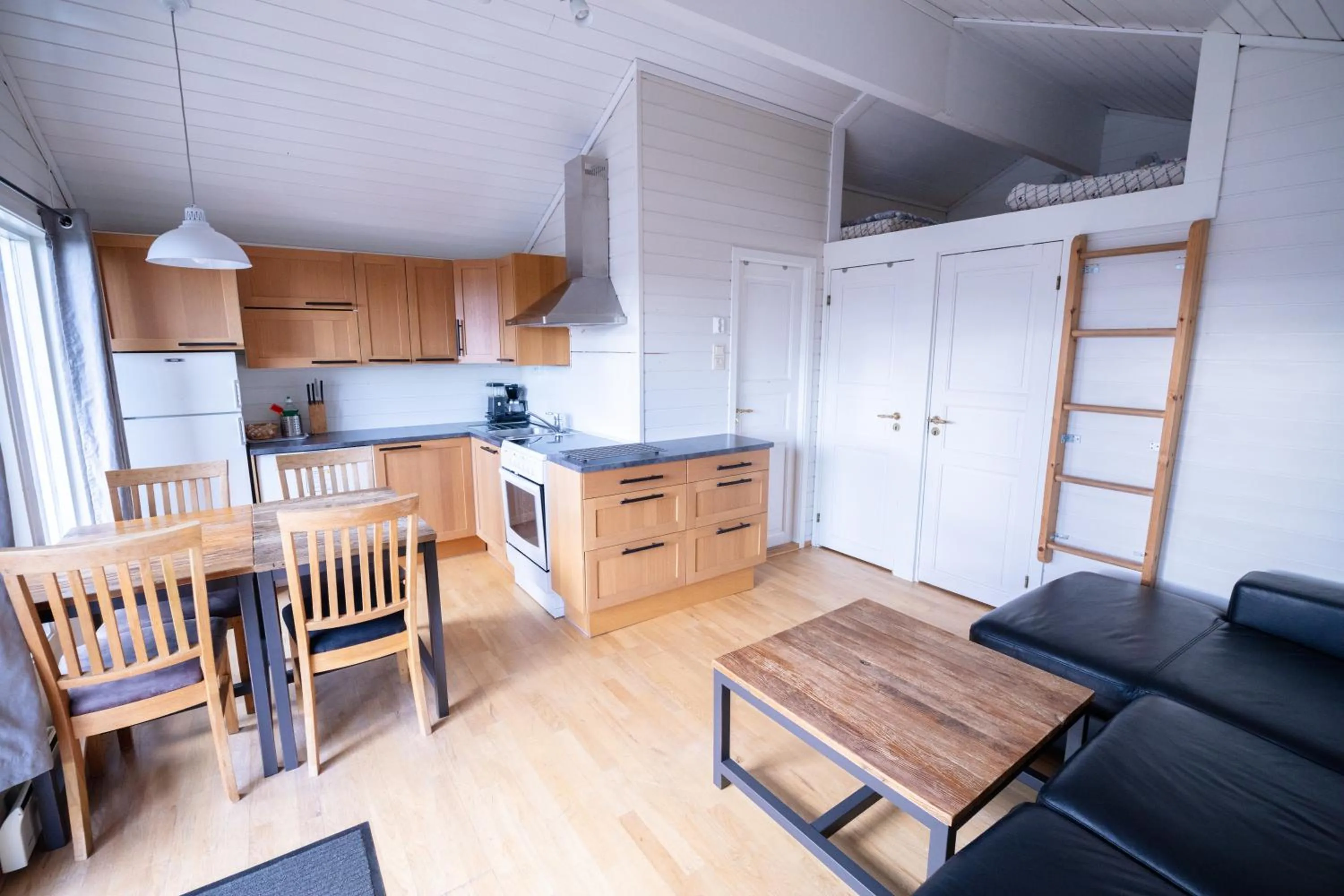 Kitchen or kitchenette in Kristiansand Feriesenter