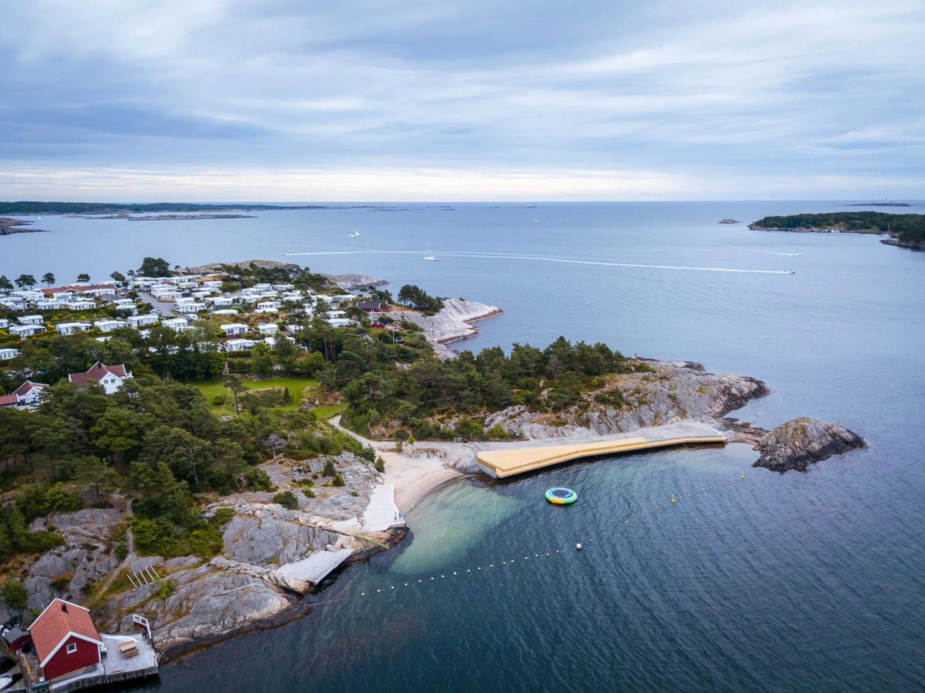 Natural landscape in Kristiansand Feriesenter