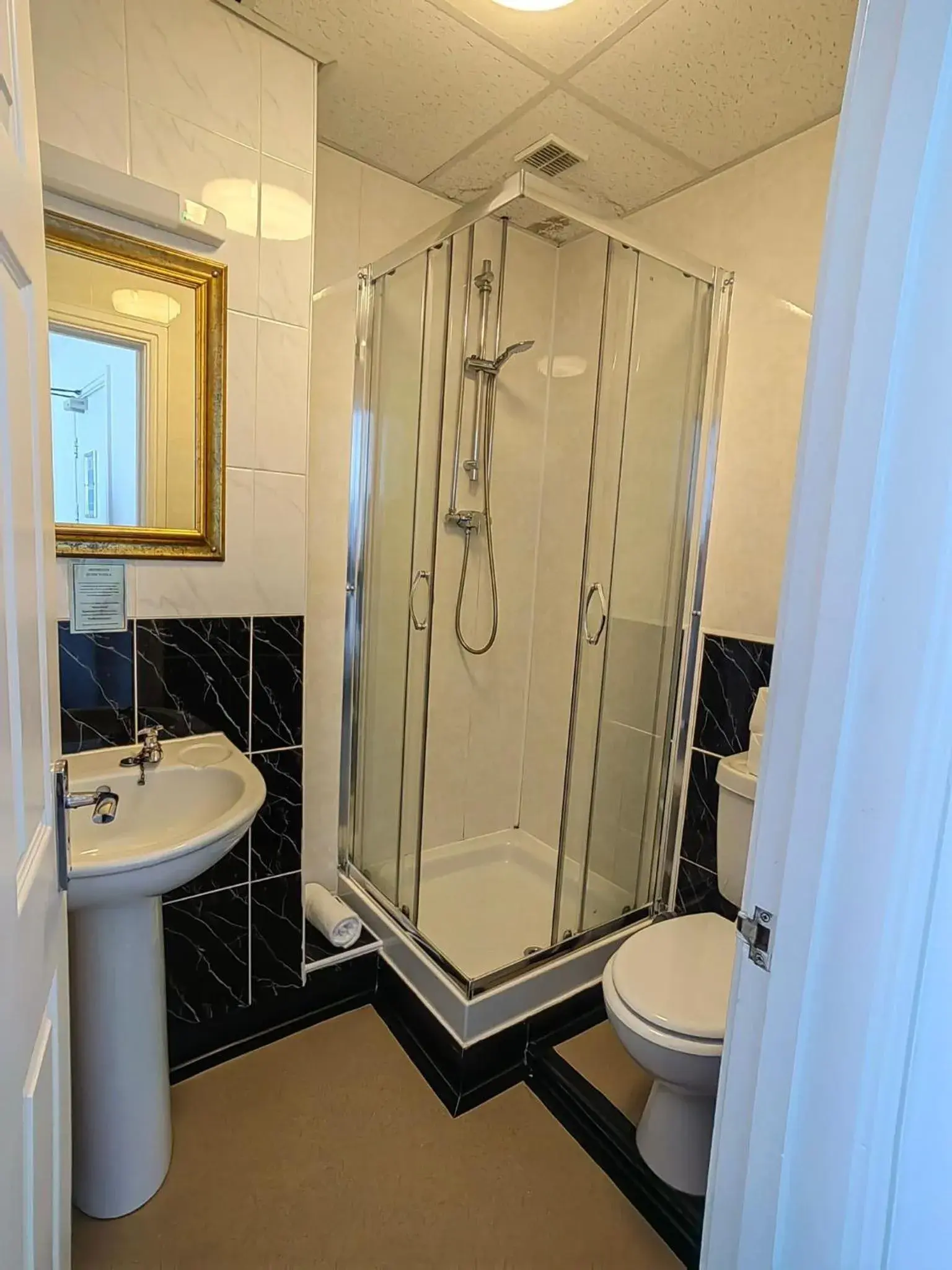 Twin Room with Shower in Cardigan Bay Guest House Twin Room with Shower in Cardigan Bay Guest House