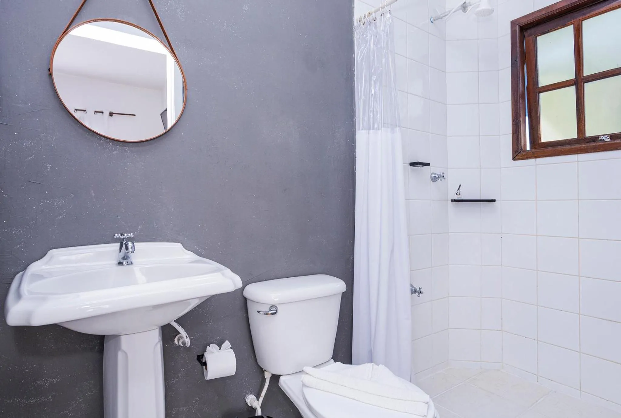 Bathroom in Pousada Aysú Maresias