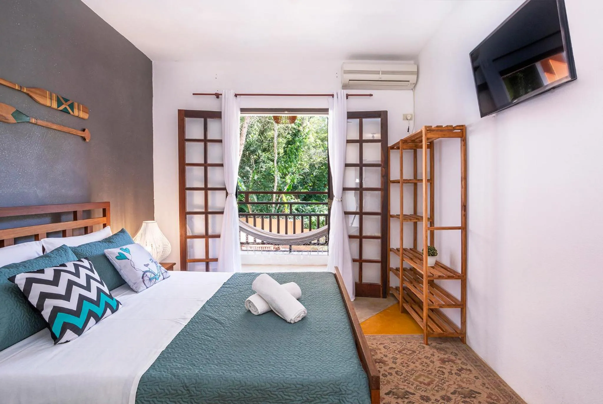 Bedroom, Bed in Pousada Aysú Maresias
