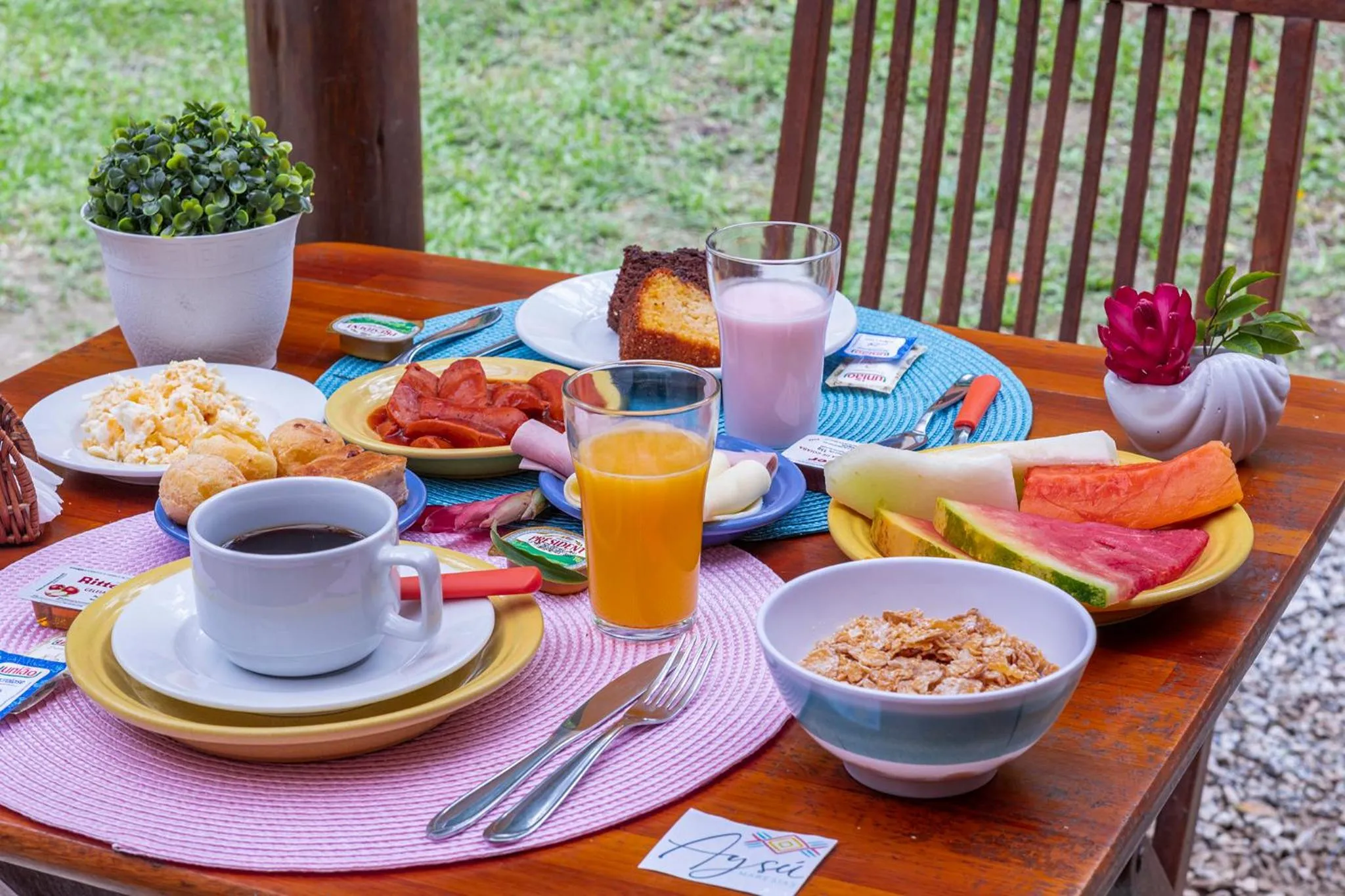 Breakfast in Pousada Aysú Maresias